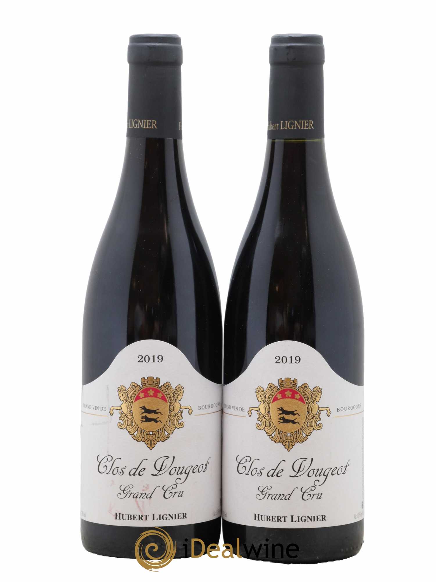 Clos de Vougeot Grand Cru Hubert Lignier 2019 - Lot de 2 bouteilles - 0