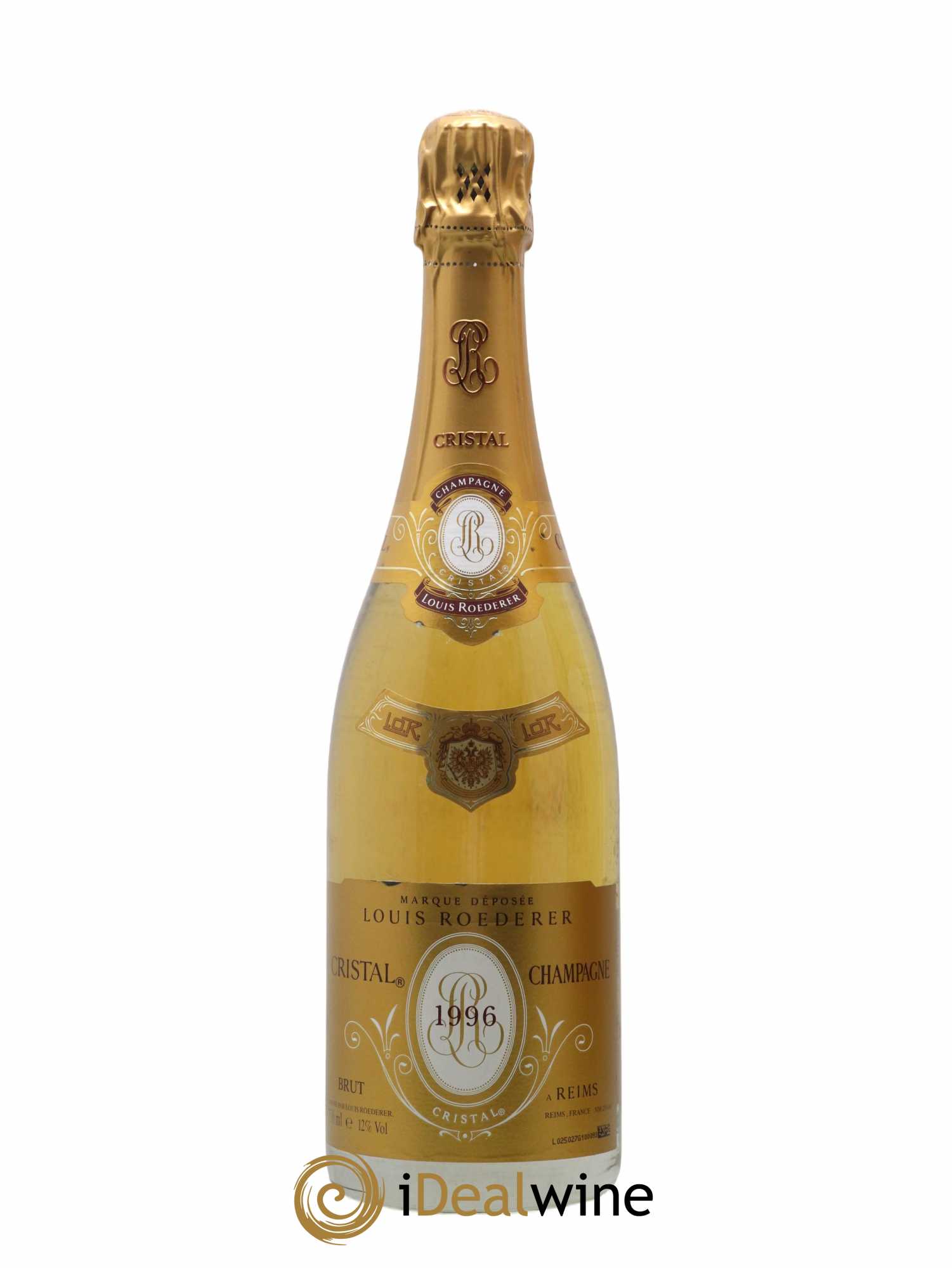 Cristal Louis Roederer 1996 - Lot de 1 bouteille - 1