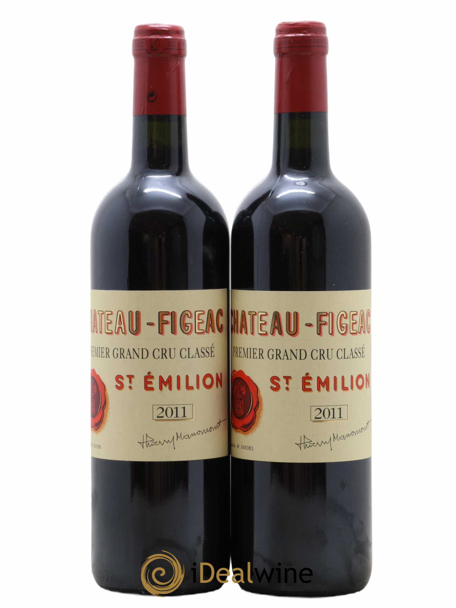 Château Figeac 1er Grand Cru Classé A 2011 - Lot de 2 bouteilles - 0