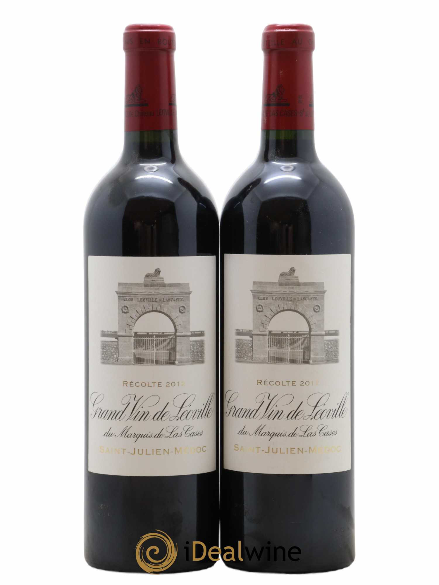 Château Léoville Las Cases 2ème Grand Cru Classé 2012 - Lot de 2 bouteilles - 0
