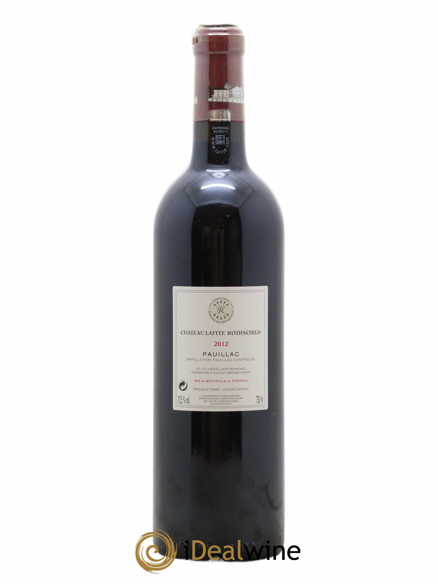 Château Lafite Rothschild 1er Grand Cru Classé 2012 - Lot de 1 bouteille - 1