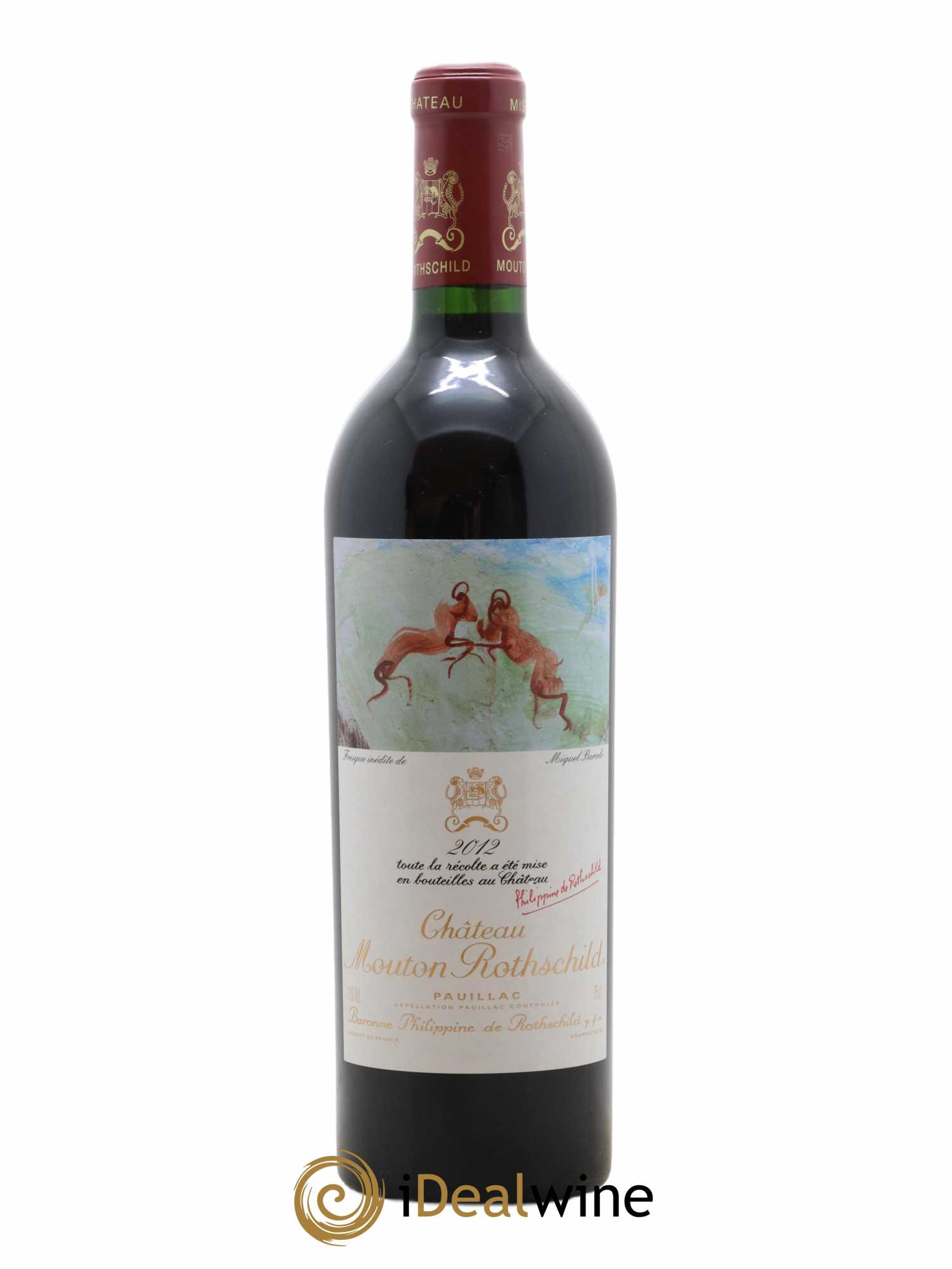 Château Mouton Rothschild 1er Grand Cru Classé 2012 - Lot de 1 bouteille - 0