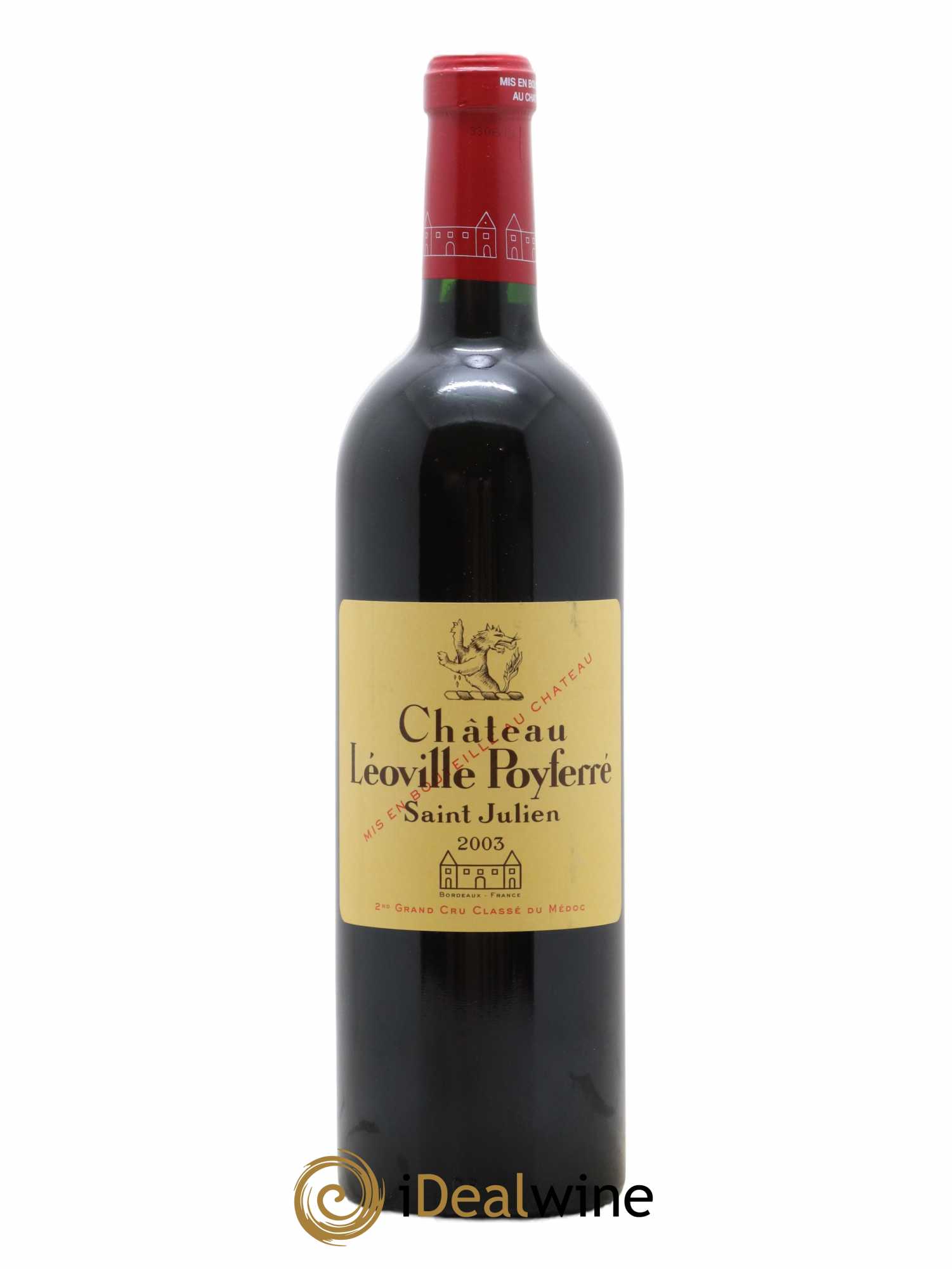 Château Léoville Poyferré 2ème Grand Cru Classé 2003 - Lot de 1 bouteille - 0