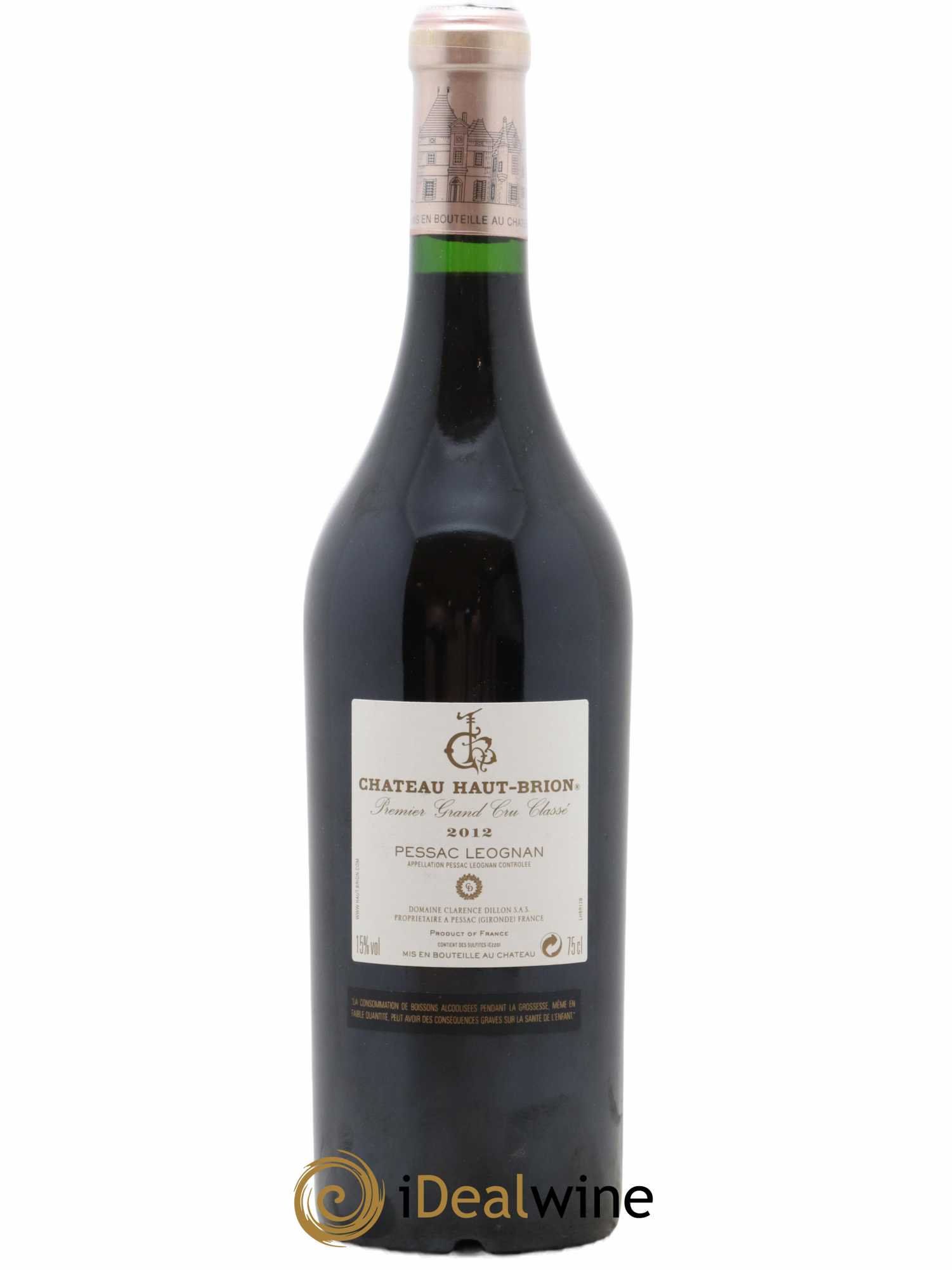 Château Haut Brion 1er Grand Cru Classé 2012 - Lot of 1 bottle - 1