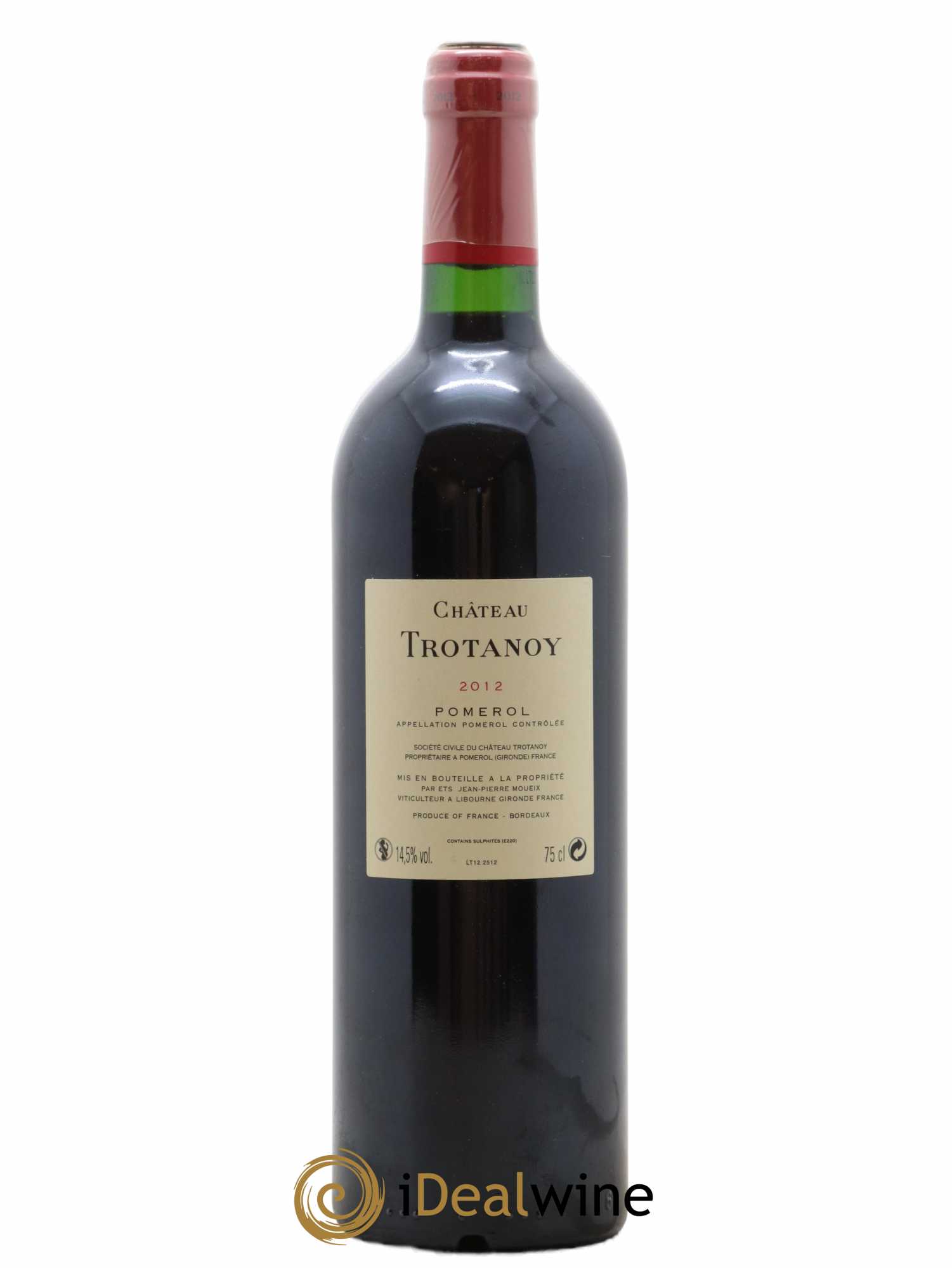 Château Trotanoy 2012 - Lot de 1 bouteille - 1
