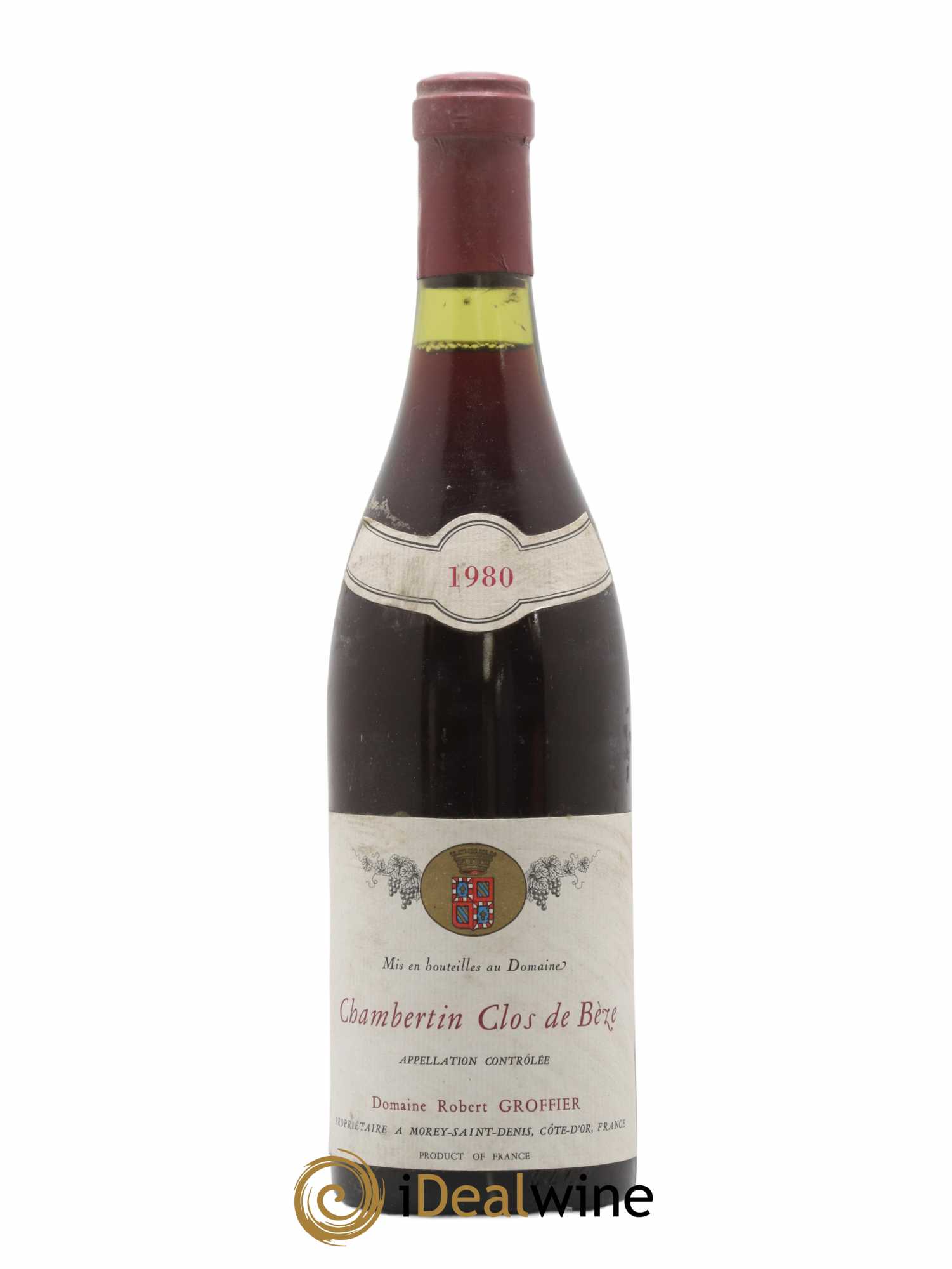 Chambertin Clos de Bèze Grand Cru Robert Groffier Père & Fils (Domaine) 1980 - Lot de 1 bouteille - 0