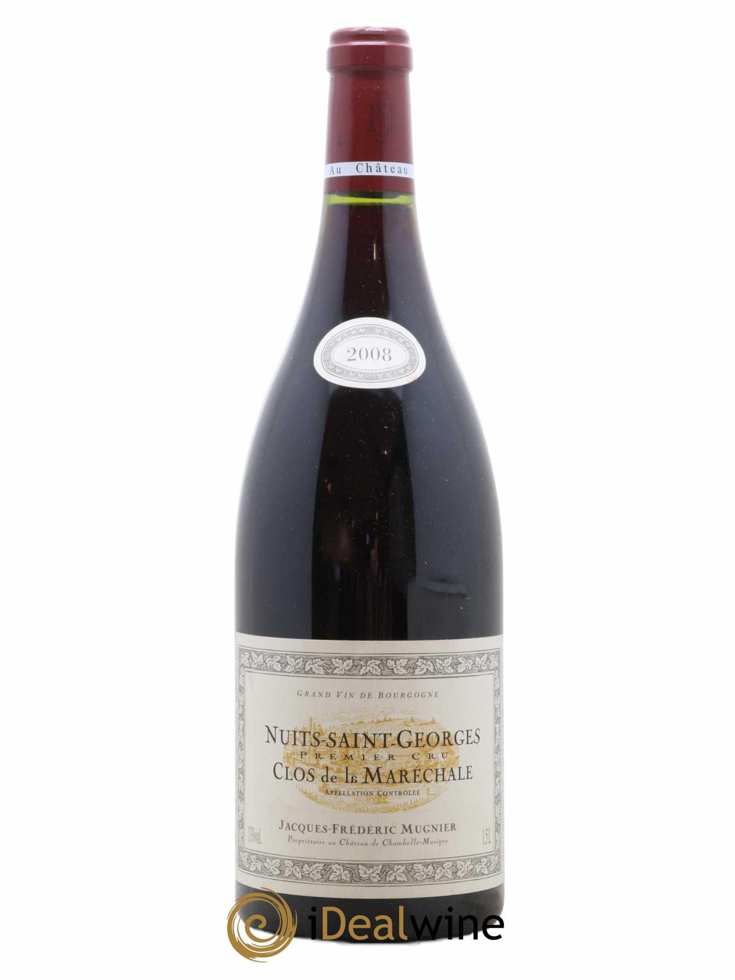 Nuits-Saint-Georges 1er Cru Clos de La Maréchale Jacques-Frédéric Mugnier 2008 - Posten von 1 Magnum - 0