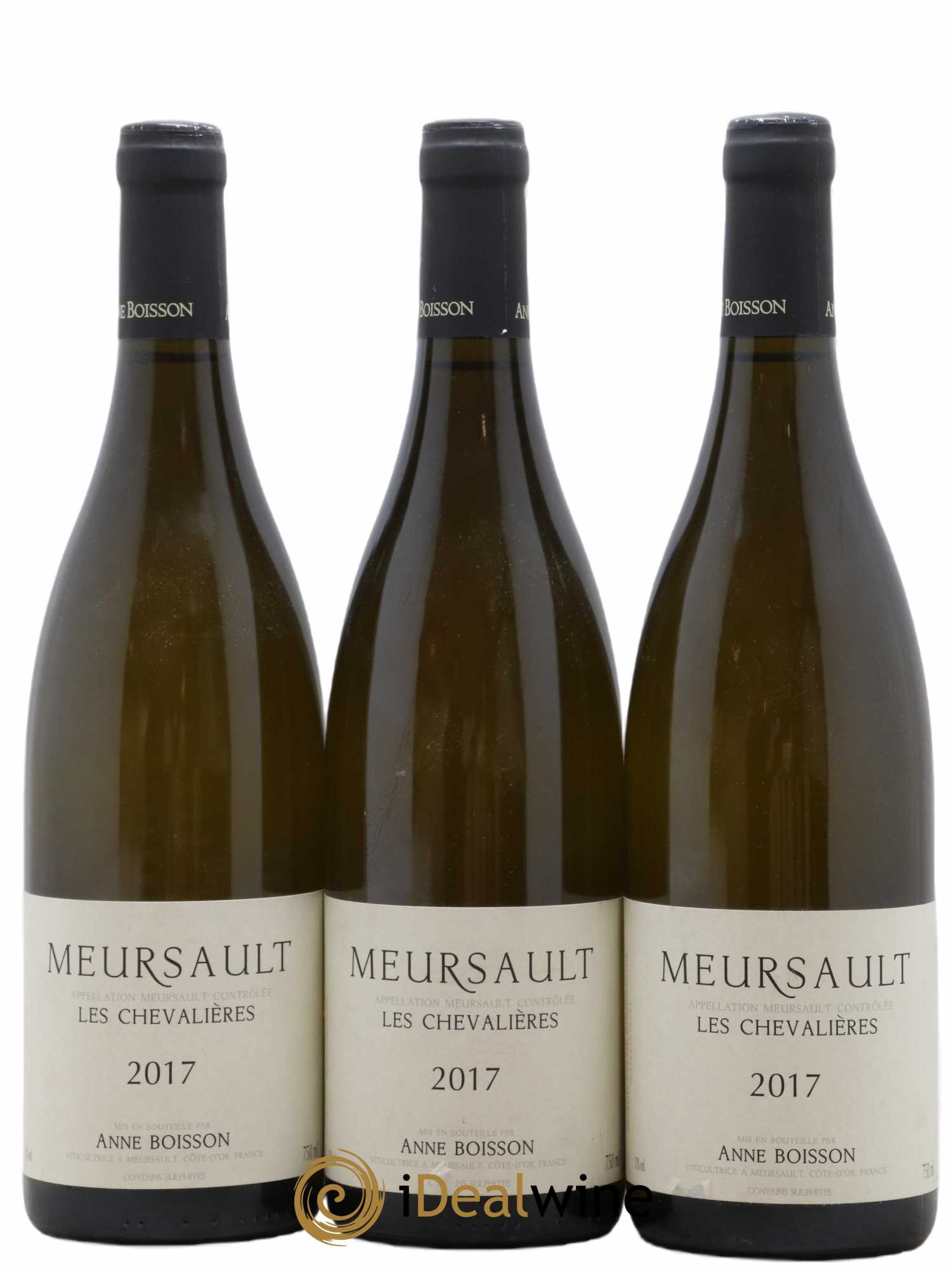 Meursault Les Chevalières Anne Boisson 2017 - Lot de 3 bouteilles - 0