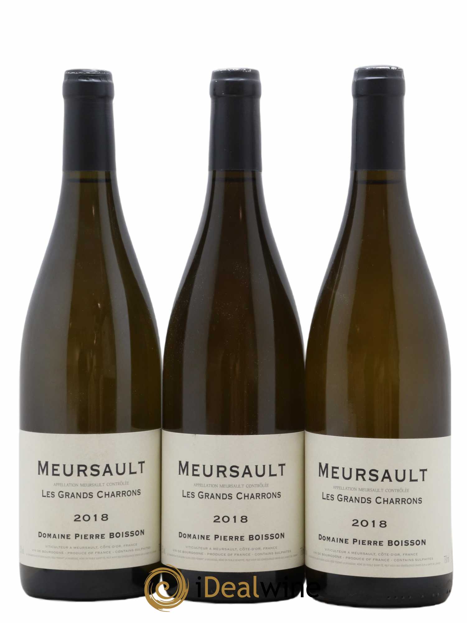 Meursault Les Grands Charrons Pierre Boisson (Domaine) 2018 - Lot de 3 bouteilles - 0