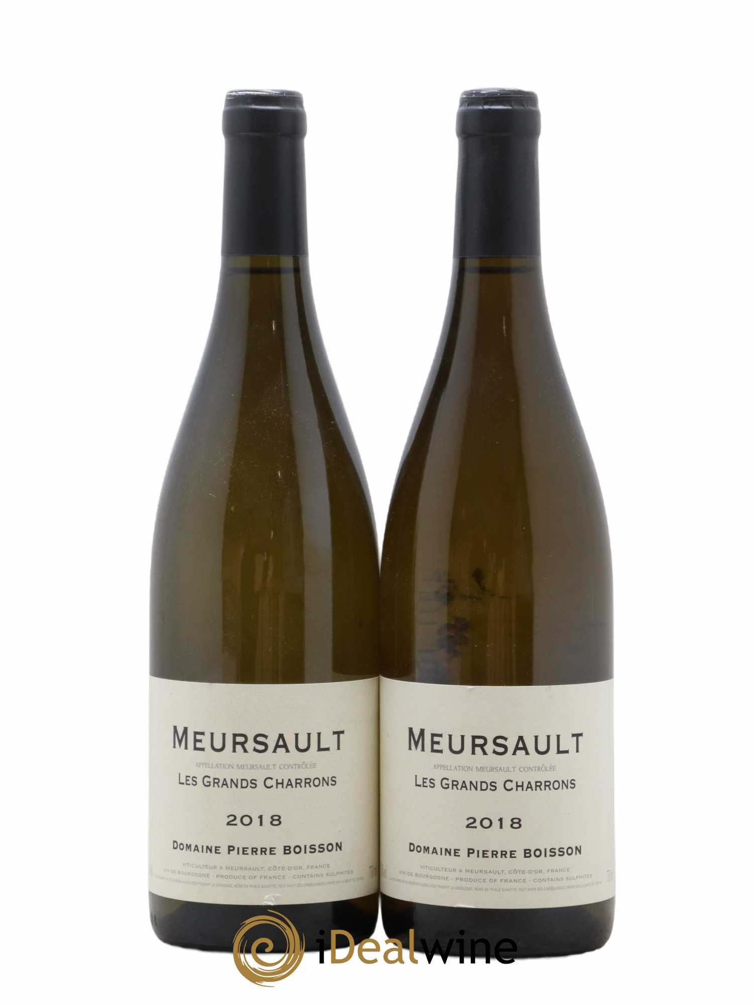 Meursault Les Grands Charrons Pierre Boisson (Domaine) 2018 - Lot de 2 bouteilles - 0
