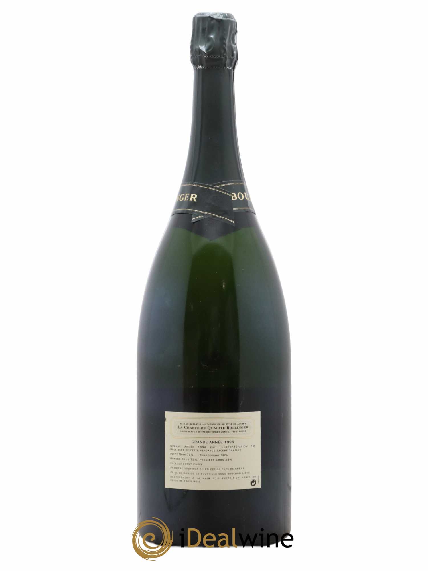 Grande Année Brut Bollinger 1996 - Lot de 1 magnum - 2