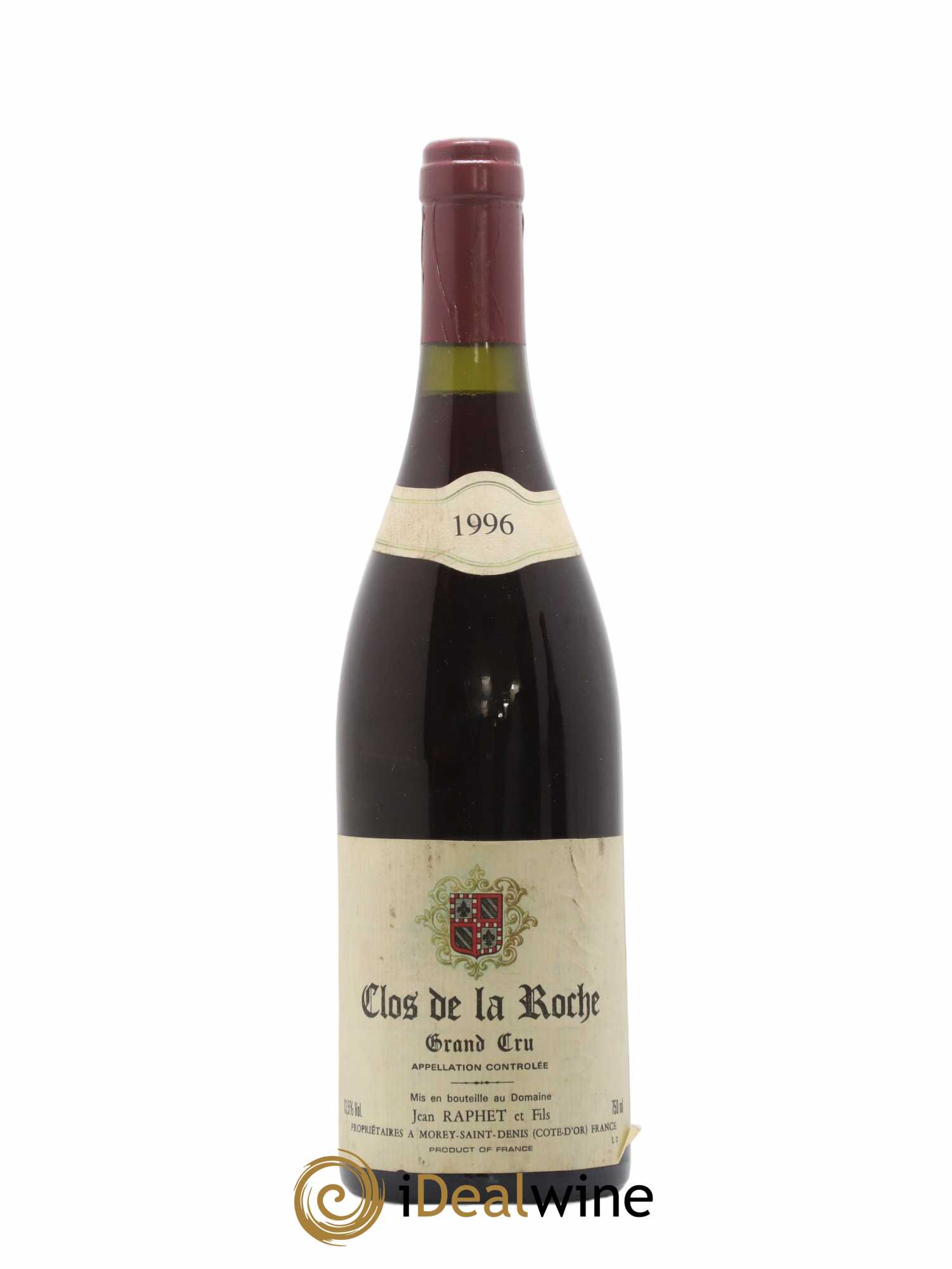 Clos de la Roche Grand Cru Jean Raphet 1996 - Lot de 1 bouteille - 0