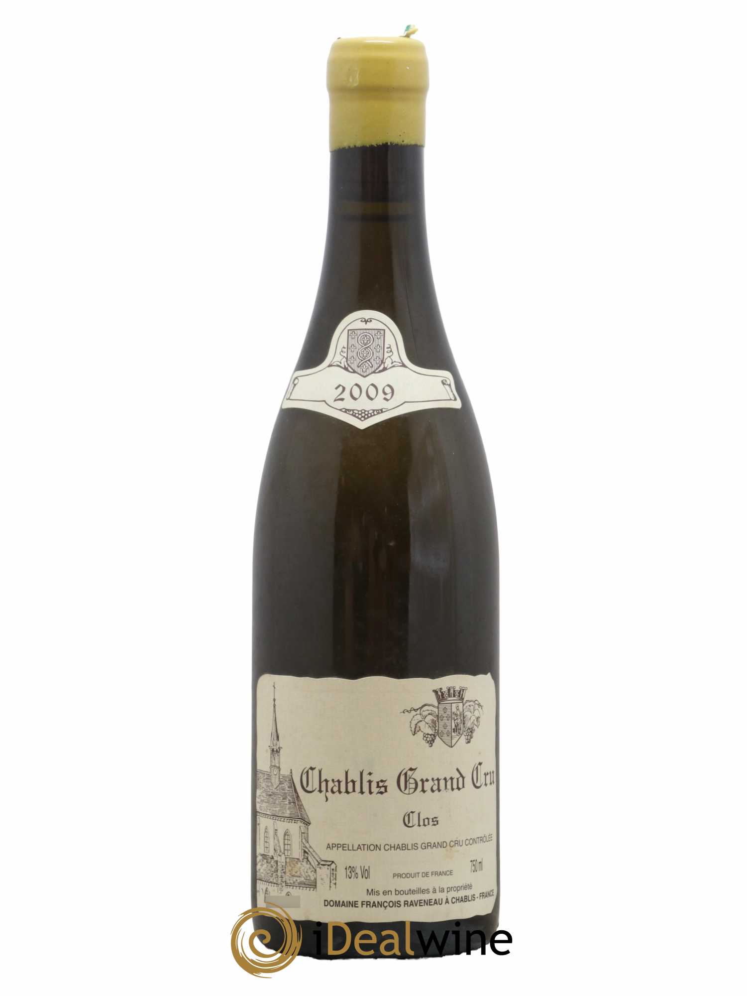 Chablis Grand Cru Clos Raveneau (Domaine) 2009 - Lot de 1 bouteille - 0