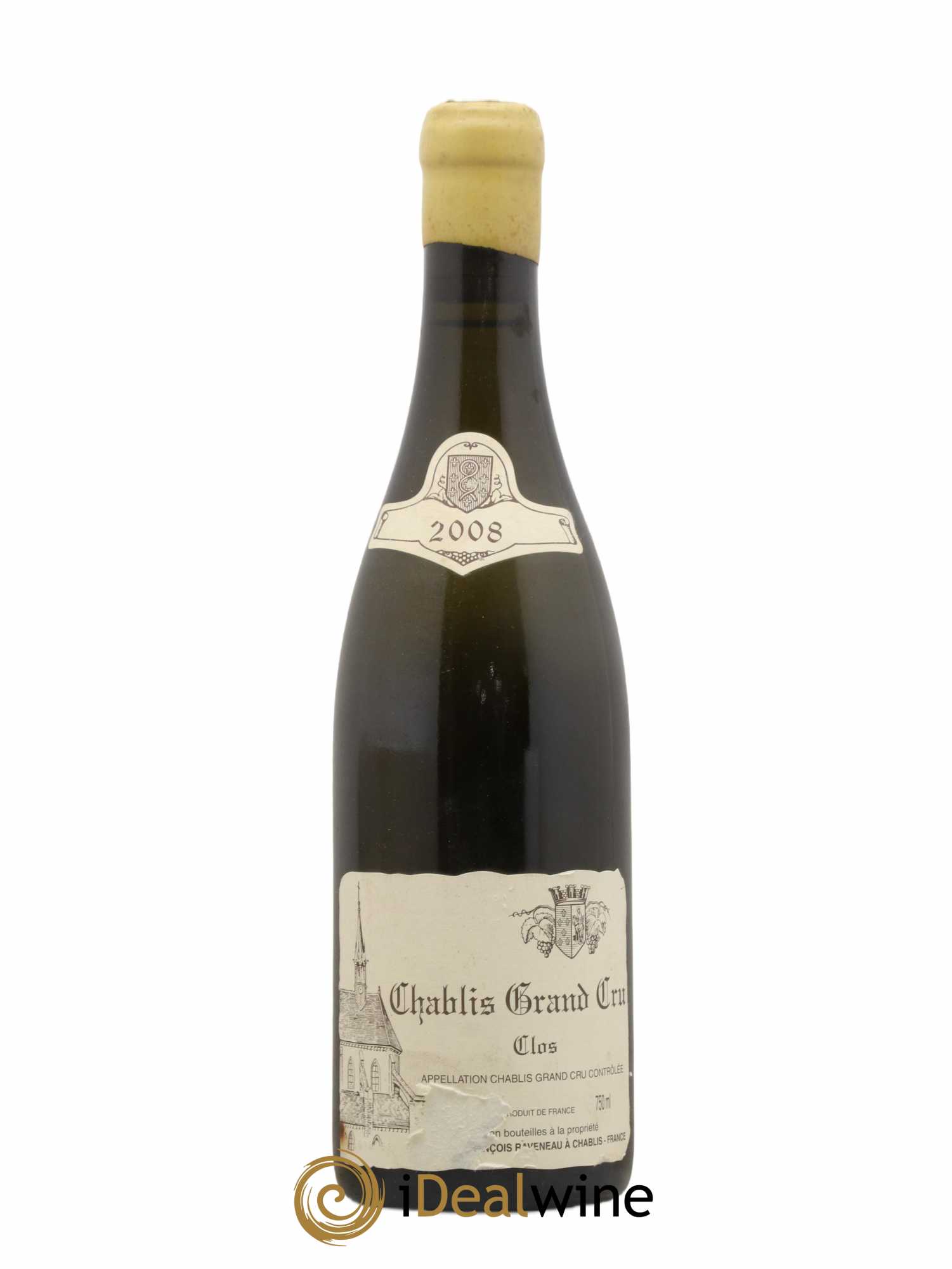 Chablis Grand Cru Clos Raveneau (Domaine) 2008 - Lot de 1 bouteille - 0