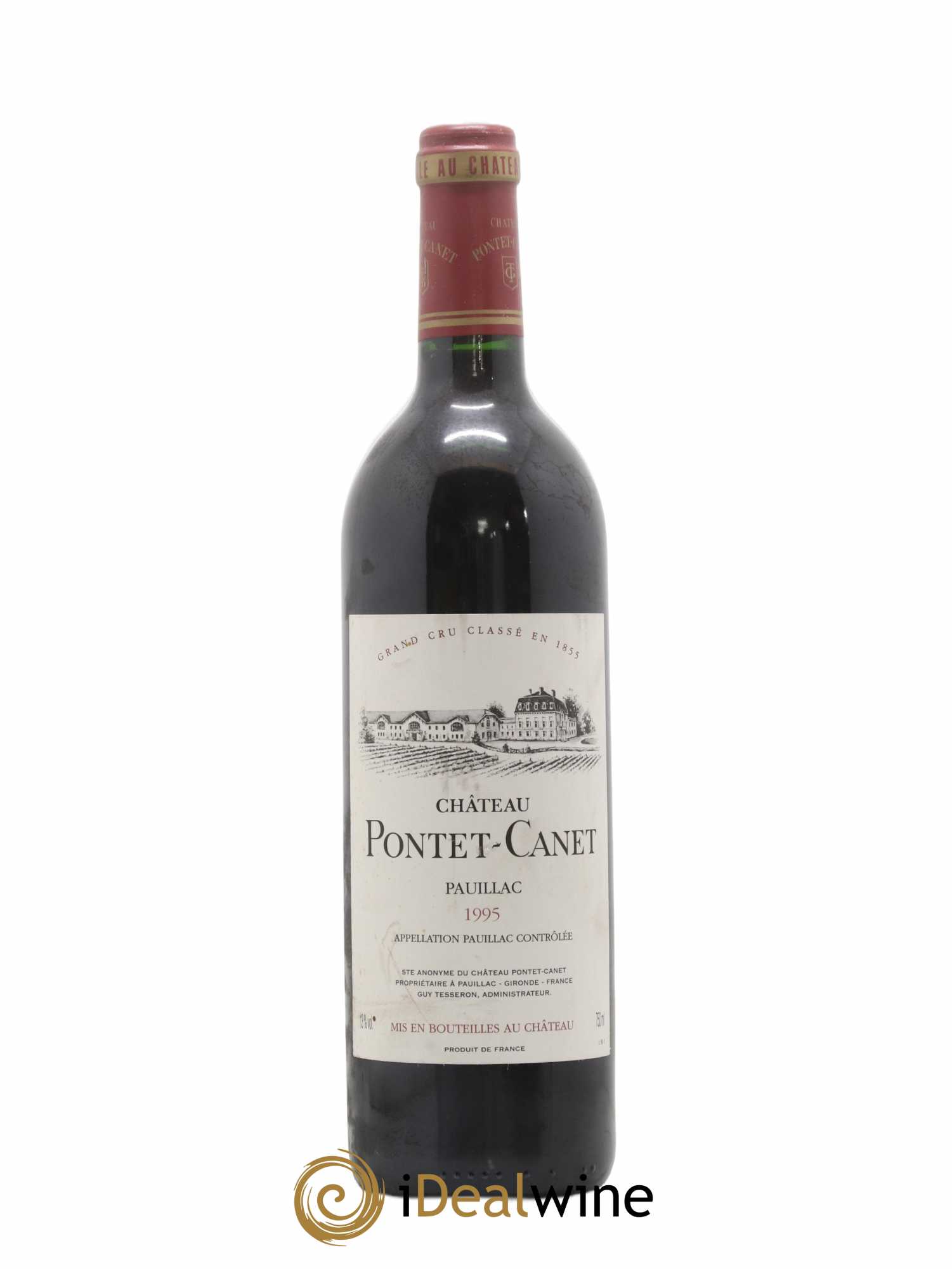 Château Pontet Canet 5ème Grand Cru Classé 1995 - Lot de 1 bouteille - 0