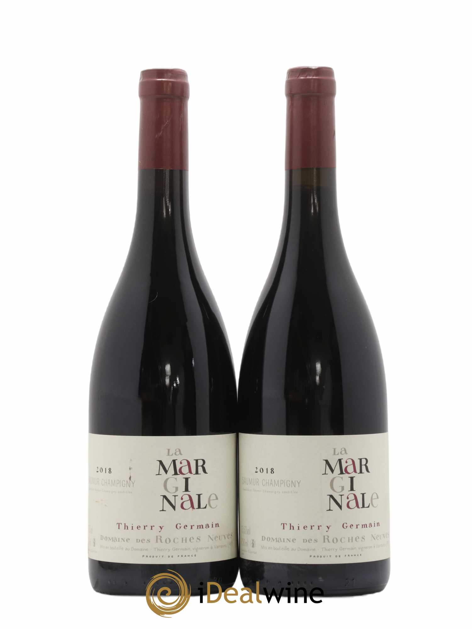Saumur-Champigny La Marginale Domaine des Roches Neuves - Thierry Germain 2018 - Lot de 2 bouteilles - 0