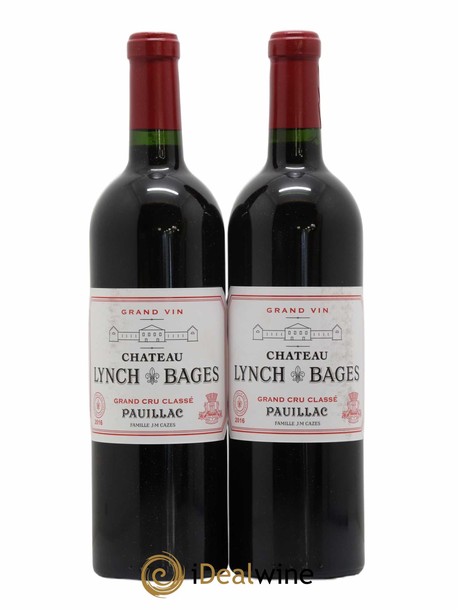 Château Lynch Bages 5ème Grand Cru Classé 2016 - Lot de 2 bouteilles - 0