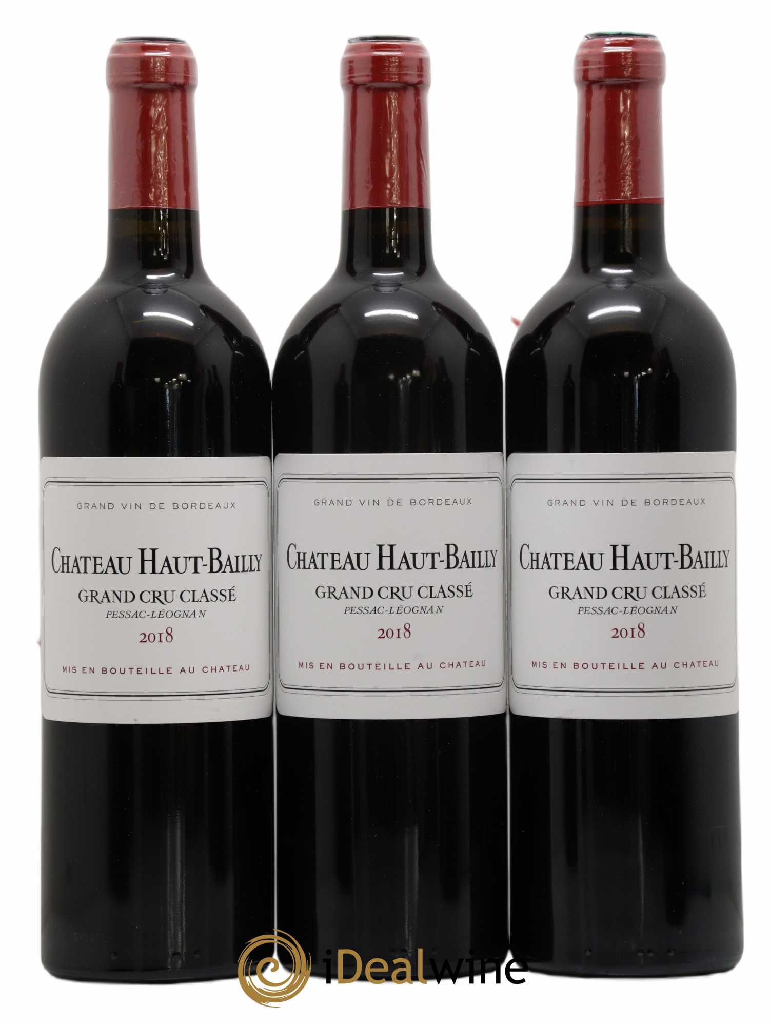Château Haut-Bailly Cru Classé de Graves 2018 - Lot de 6 bouteilles - 1