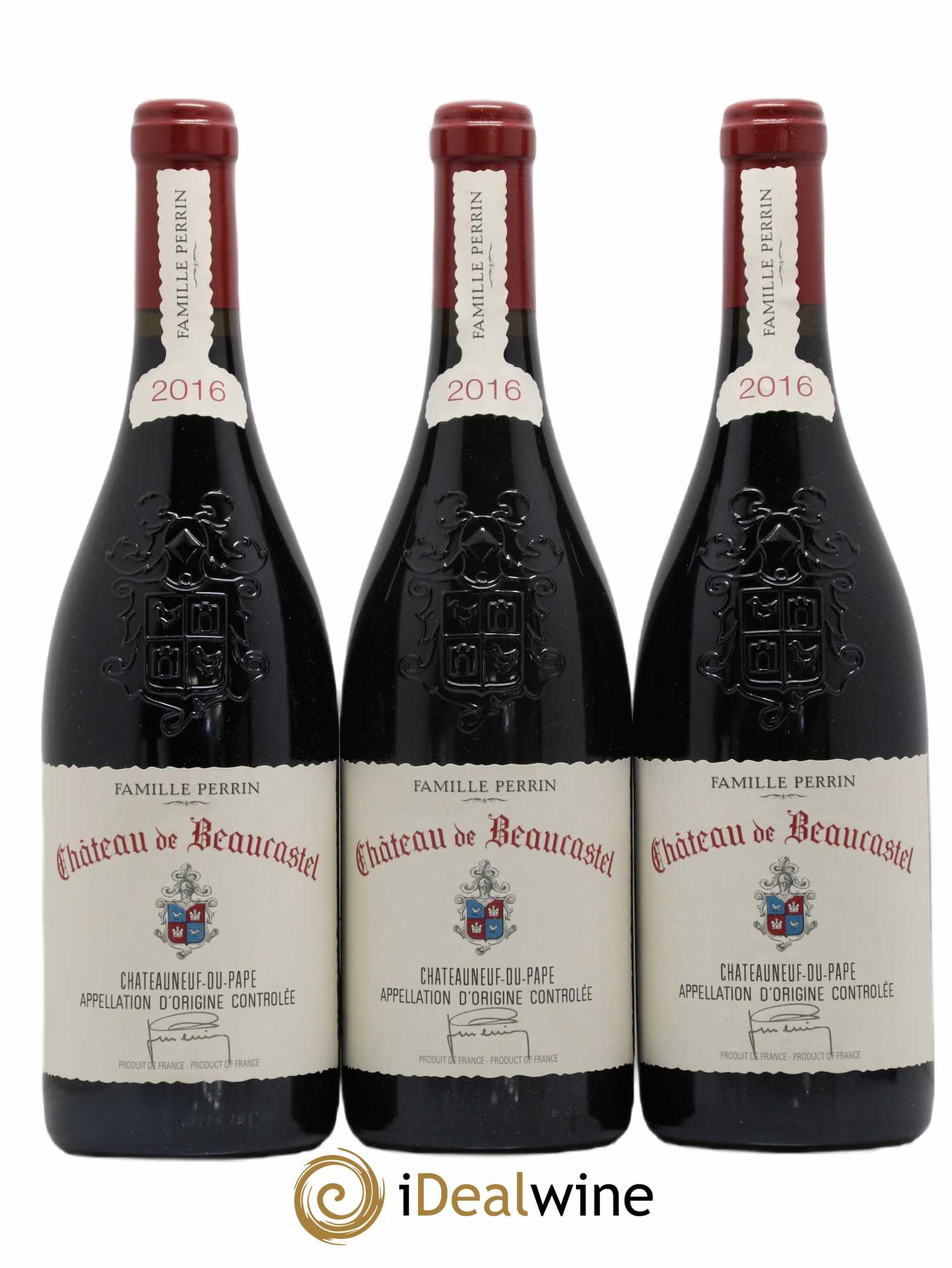 Châteauneuf-du-Pape Château de Beaucastel Famille Perrin 2016 - Lot de 6 bouteilles - 1