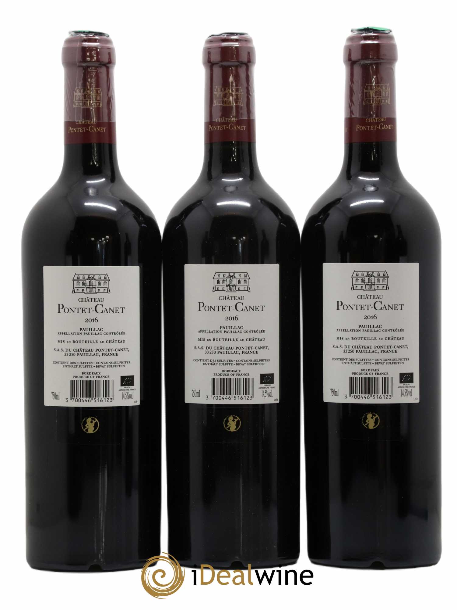 Château Pontet Canet 5ème Grand Cru Classé 2016 - Lot de 6 bouteilles - 4