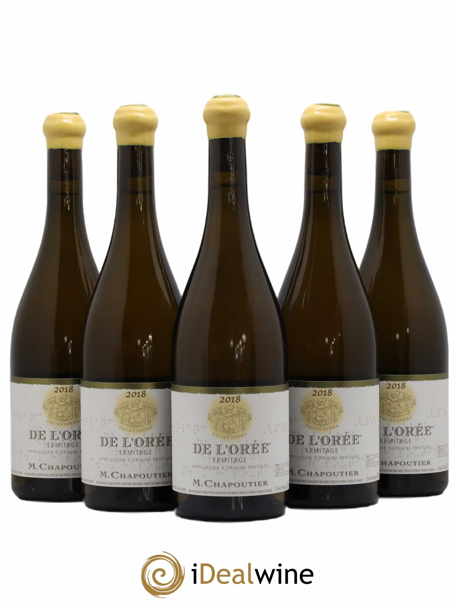 Hermitage Ermitage de l'Orée Chapoutier 2018 - Posten von 5 Flaschen - 0