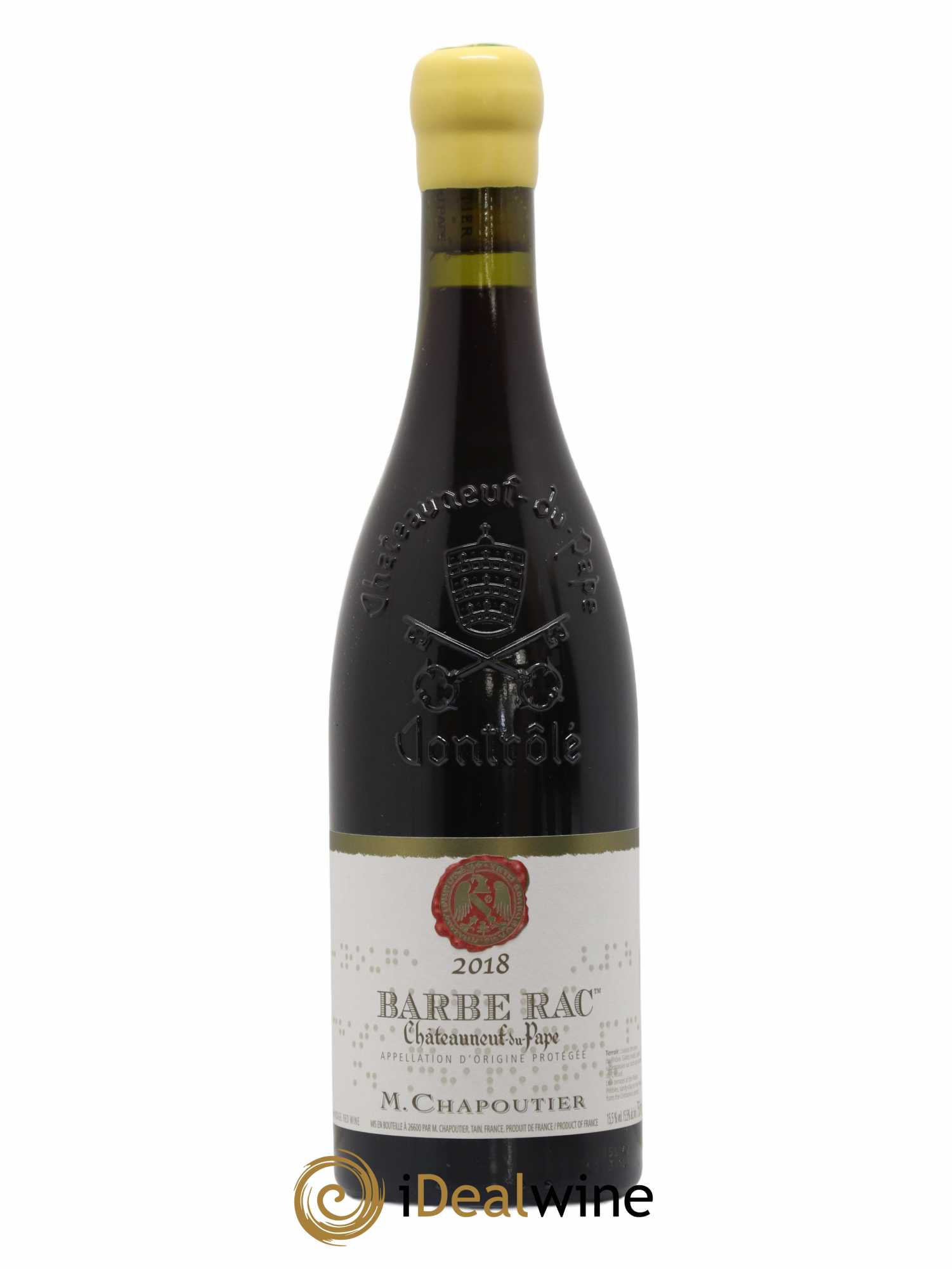 Châteauneuf-du-Pape Barbe Rac Chapoutier 2018 - Lot de 1 bouteille - 0