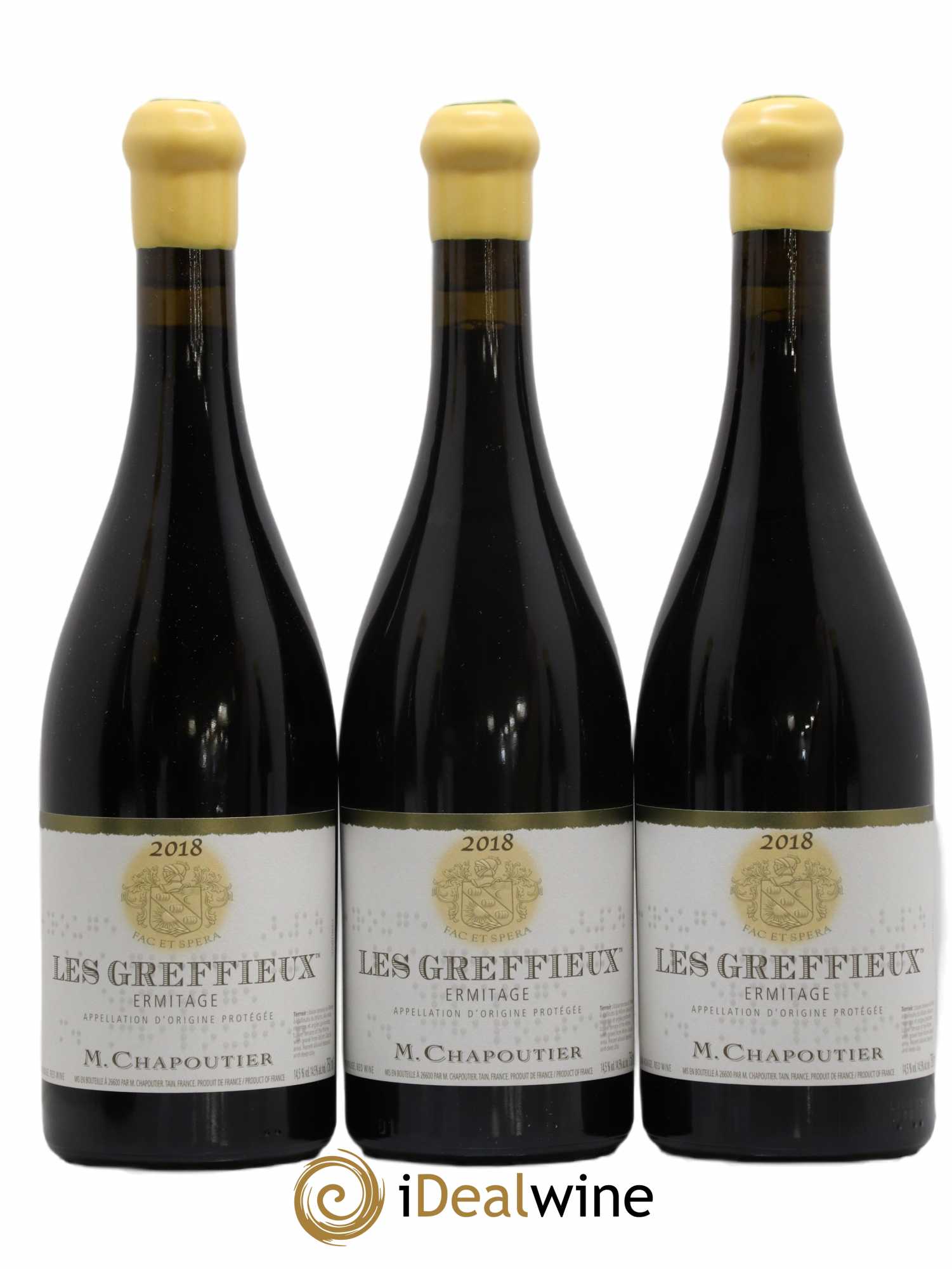Hermitage Ermitage Les Greffieux Chapoutier 2018 - Lot de 6 bouteilles - 2