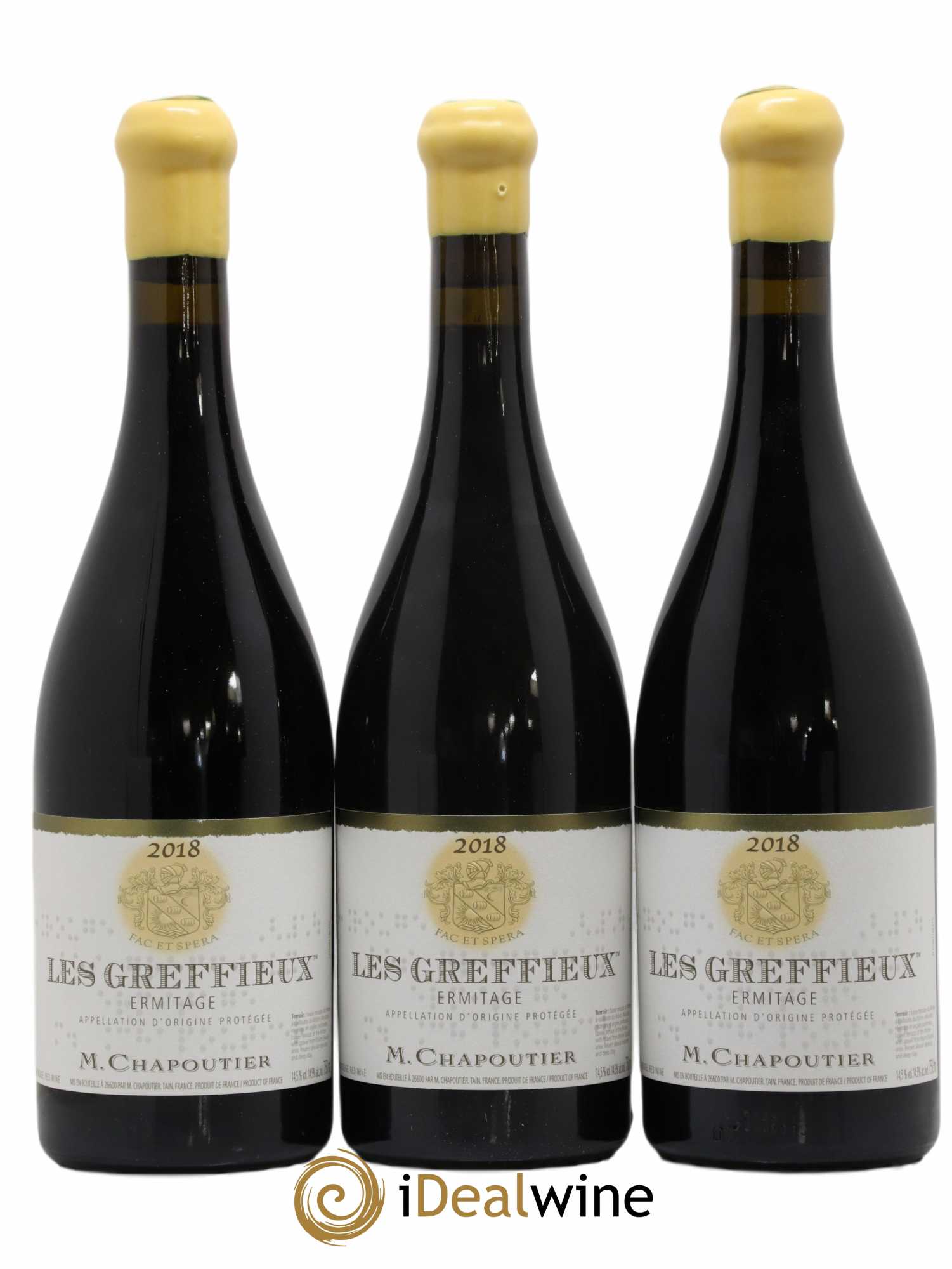 Châteauneuf-du-Pape Barbe Rac Chapoutier 2018 - Lot de 1 bouteille - 1