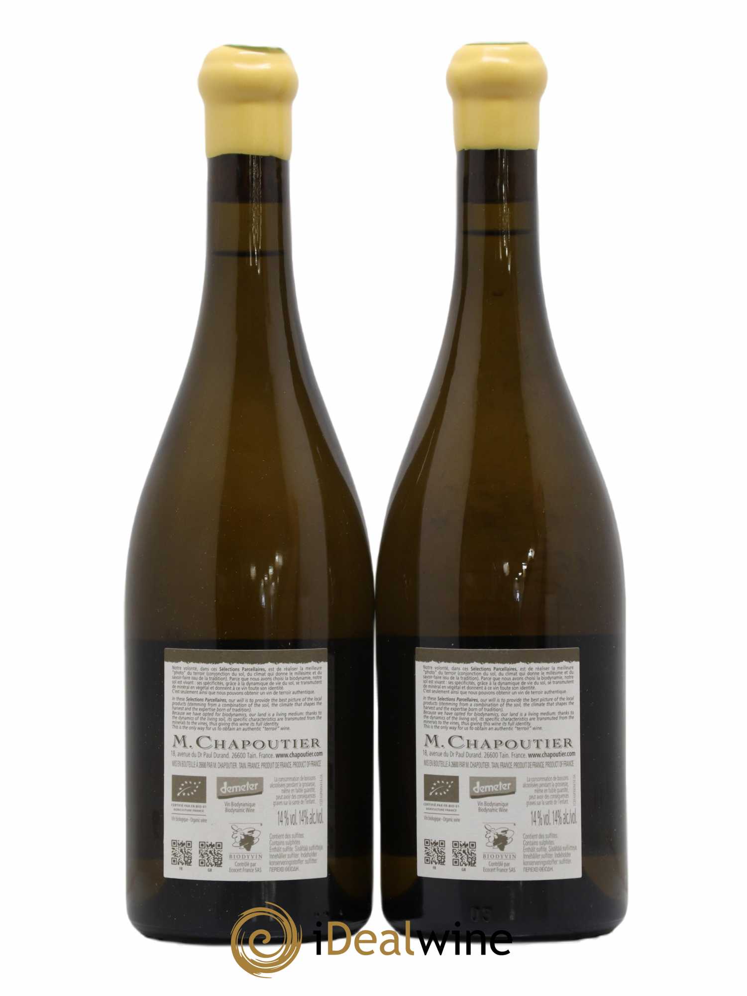 Hermitage Ermitage l'Ermite Chapoutier 2018 - Lot de 2 bouteilles - 1