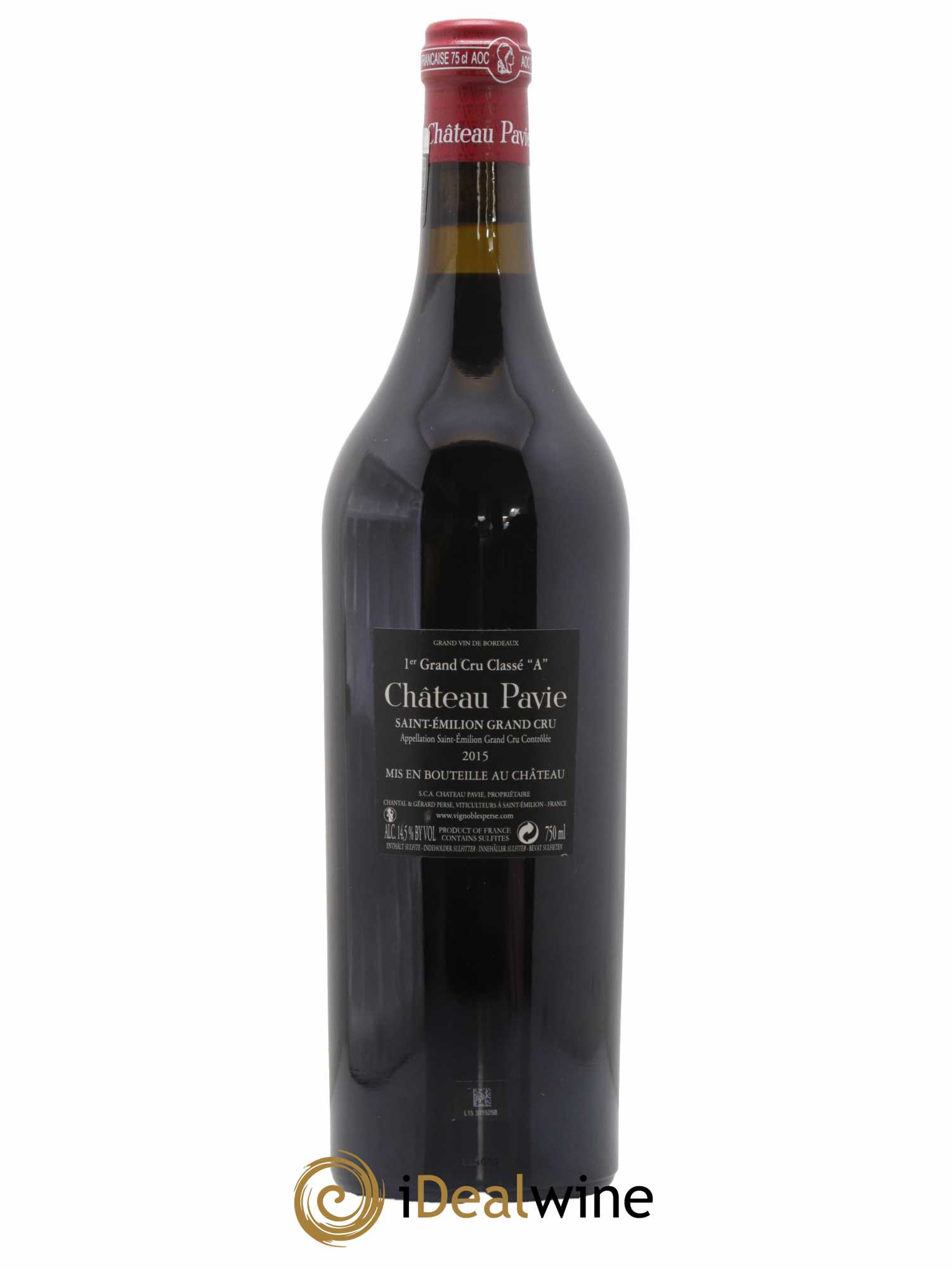 Château Pavie 1er Grand Cru Classé A 2015 - Posten von 1 Flasche - 1