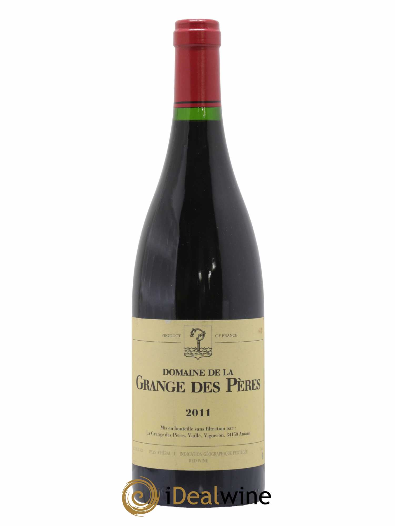 Pays d'Hérault Grange des Pères Laurent Vaillé 2011 - Lot de 1 bouteille - 0