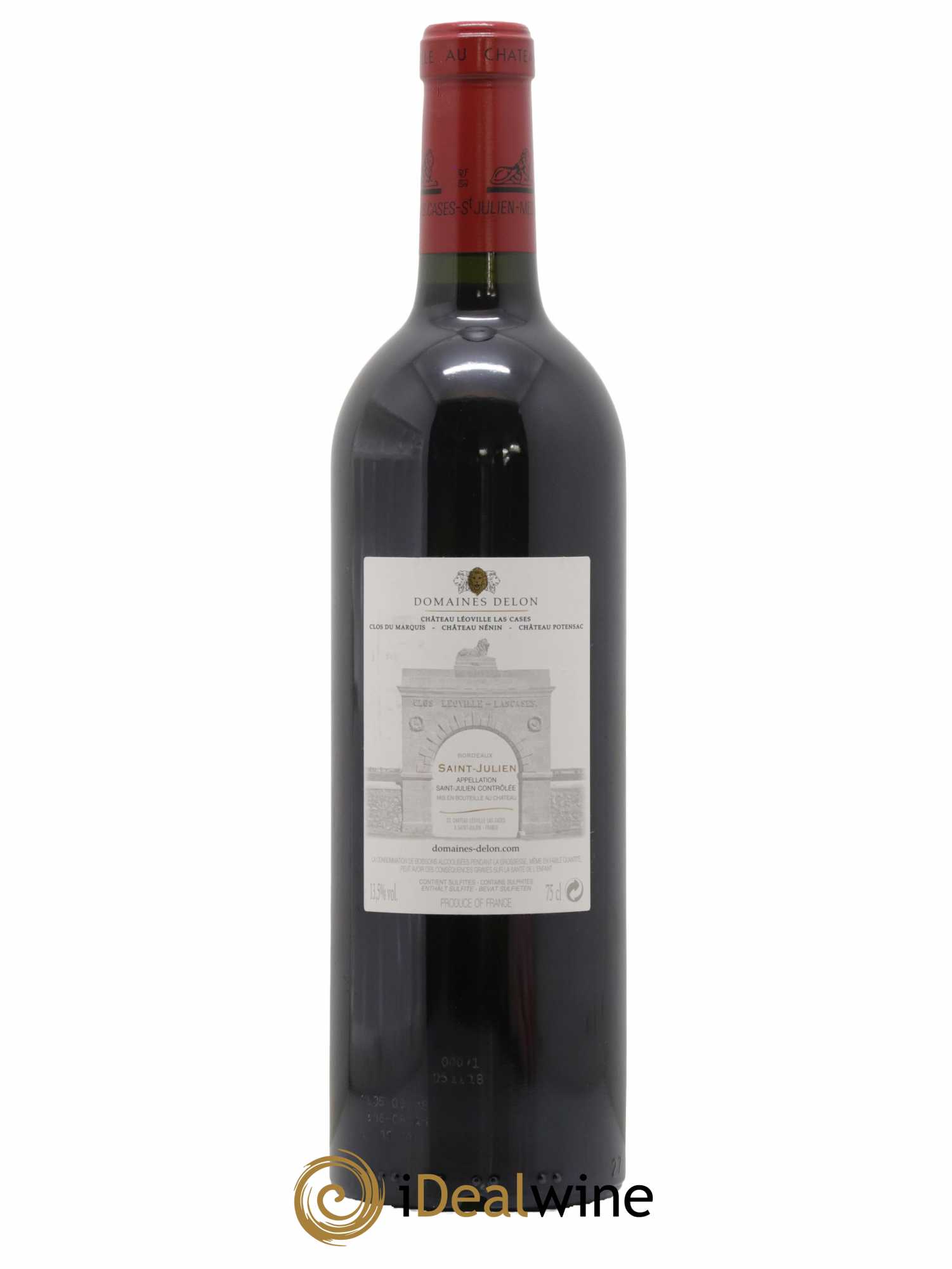 Château Léoville Las Cases 2ème Grand Cru Classé 2016 - Lot de 1 bouteille - 1
