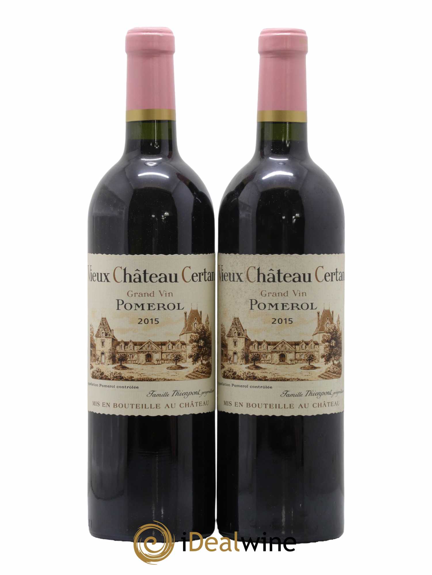 Vieux Château Certan 2015 - Lot de 2 bouteilles - 0