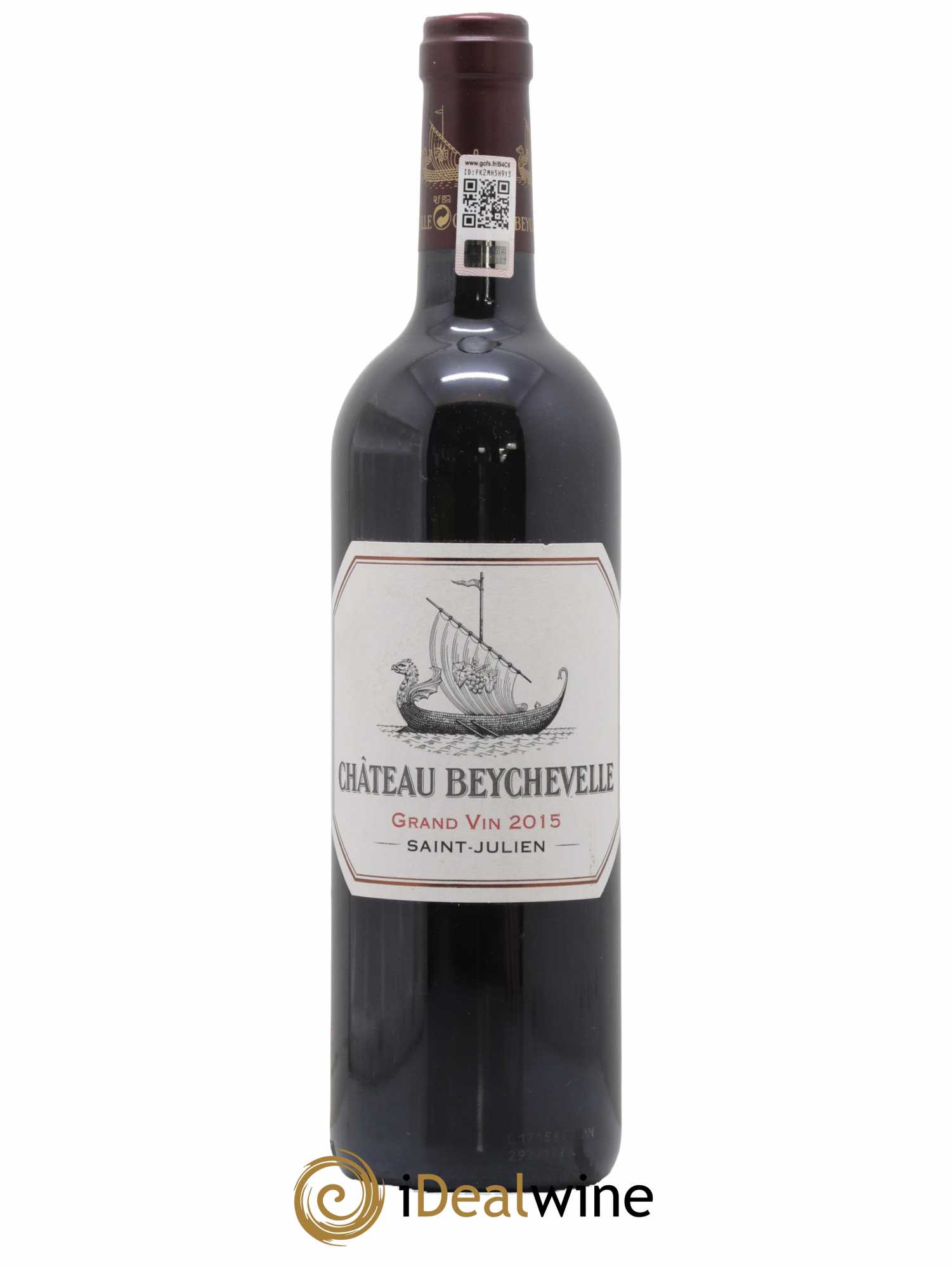 Château Beychevelle 4ème Grand Cru Classé 2015 - Lot de 1 bouteille - 0