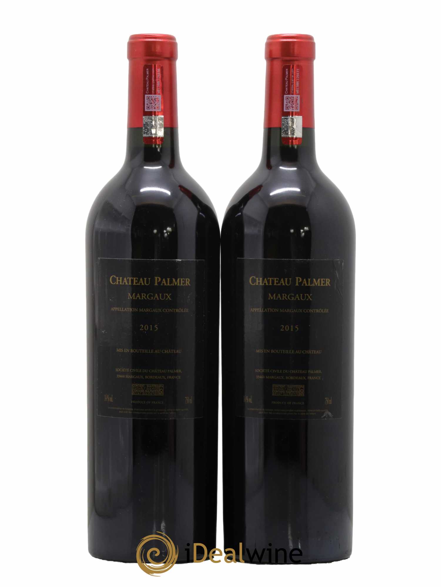 Château Palmer 3ème Grand Cru Classé 2015 - Posten von 2 Flaschen - 1