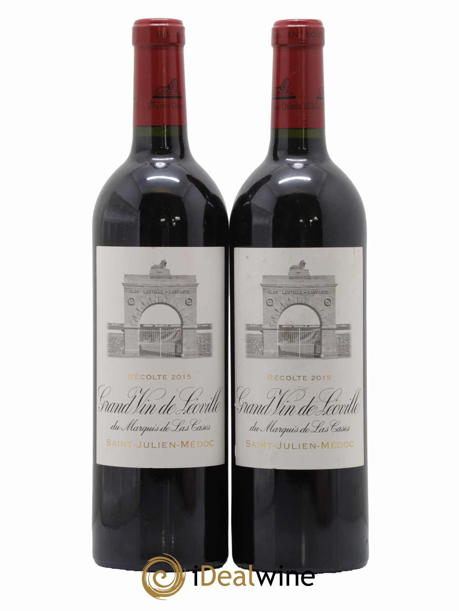 Château Léoville Las Cases 2ème Grand Cru Classé 2015 - Lot de 2 bouteilles - 0