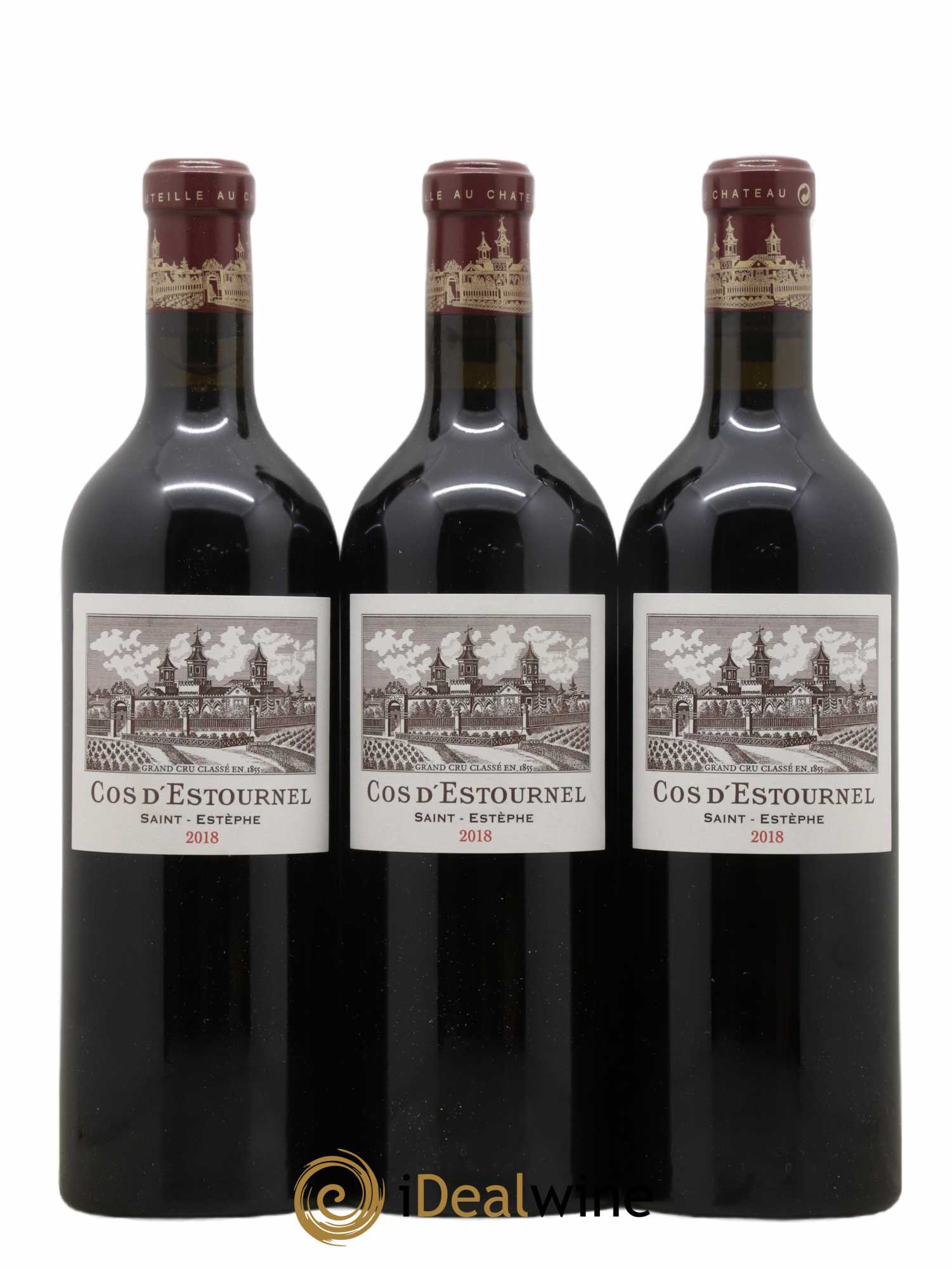 Cos d'Estournel 2ème Grand Cru Classé 2018 - Lot de 3 bouteilles - 0