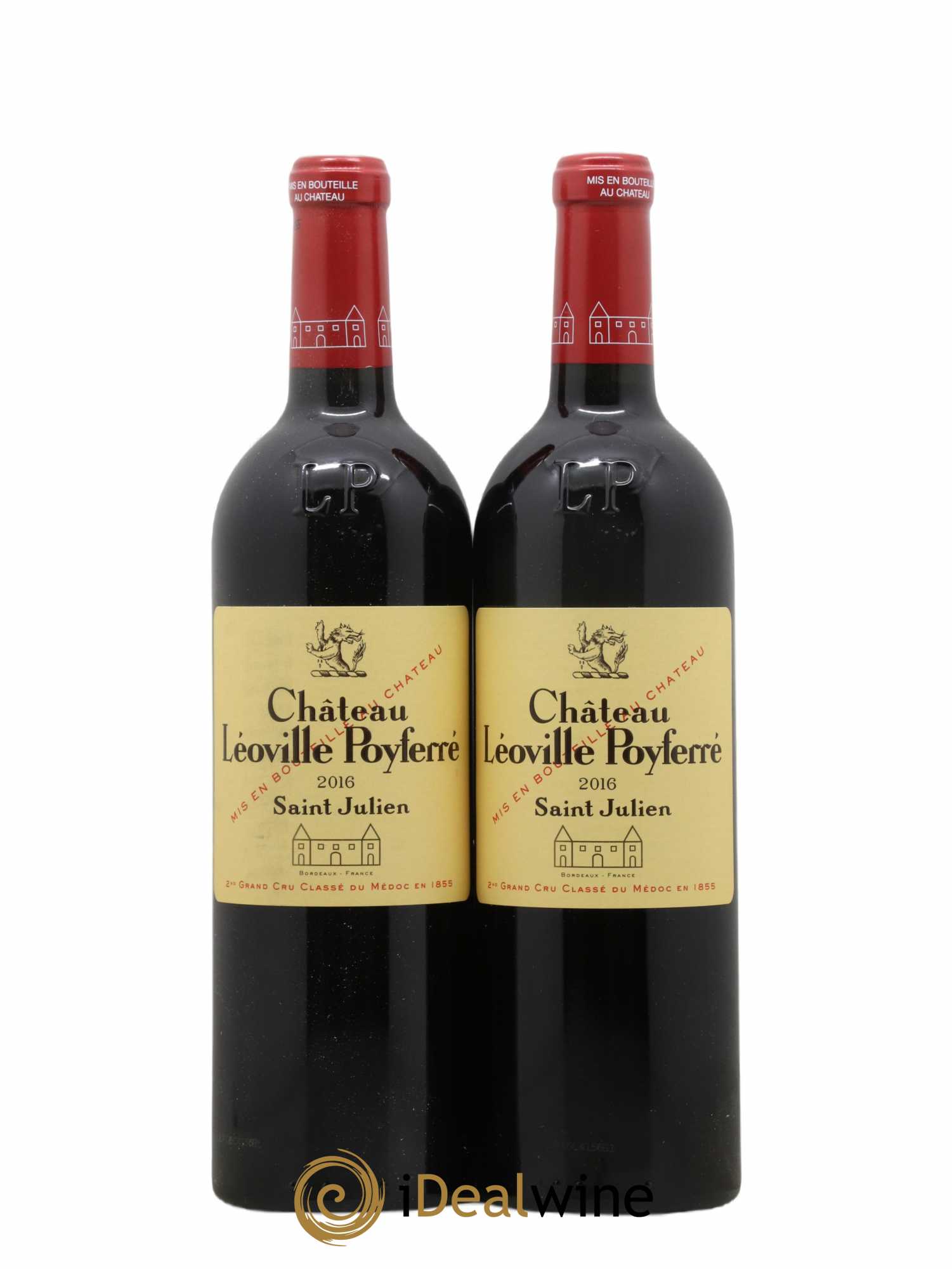 Château Léoville Poyferré 2ème Grand Cru Classé 2016 - Lot de 2 bouteilles - 0