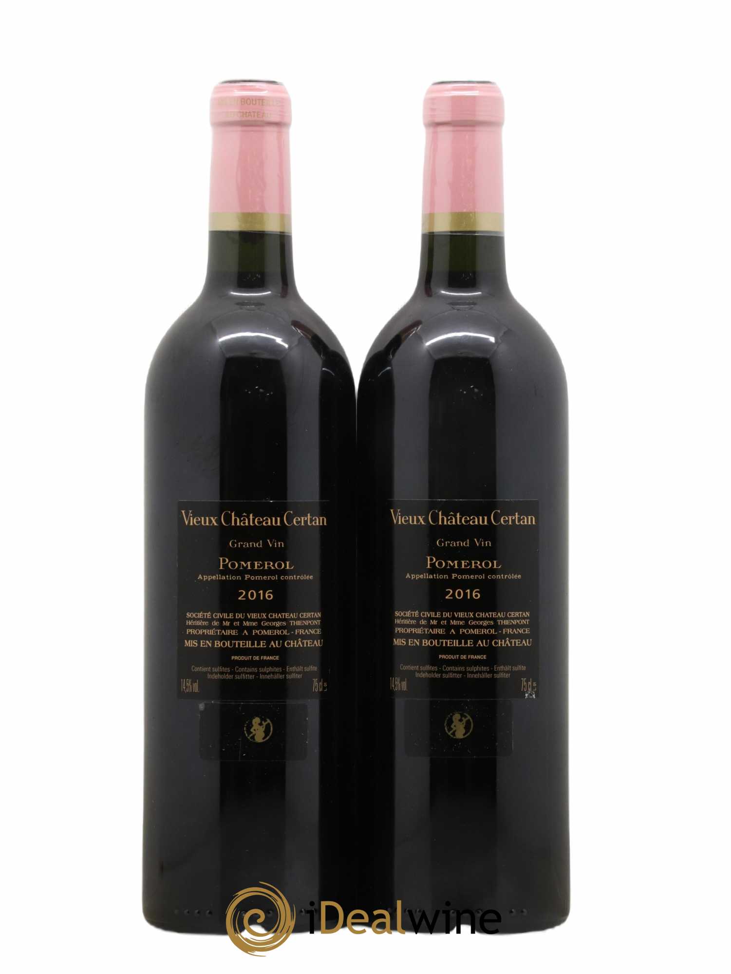 Vieux Château Certan 2016 - Lot de 2 bouteilles - 1