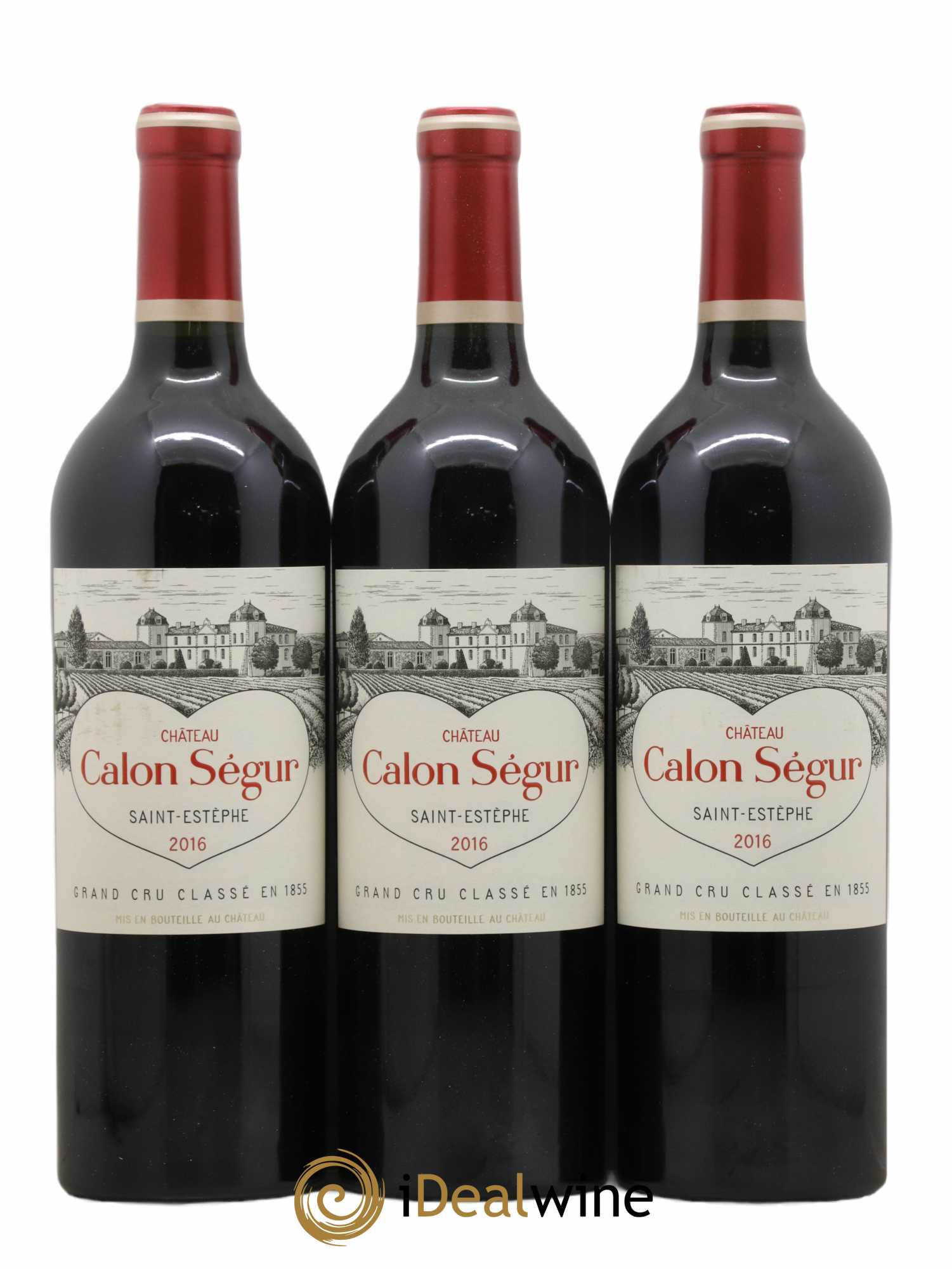 Château Calon Ségur 3ème Grand Cru Classé 2016 - Lot de 3 bouteilles - 0