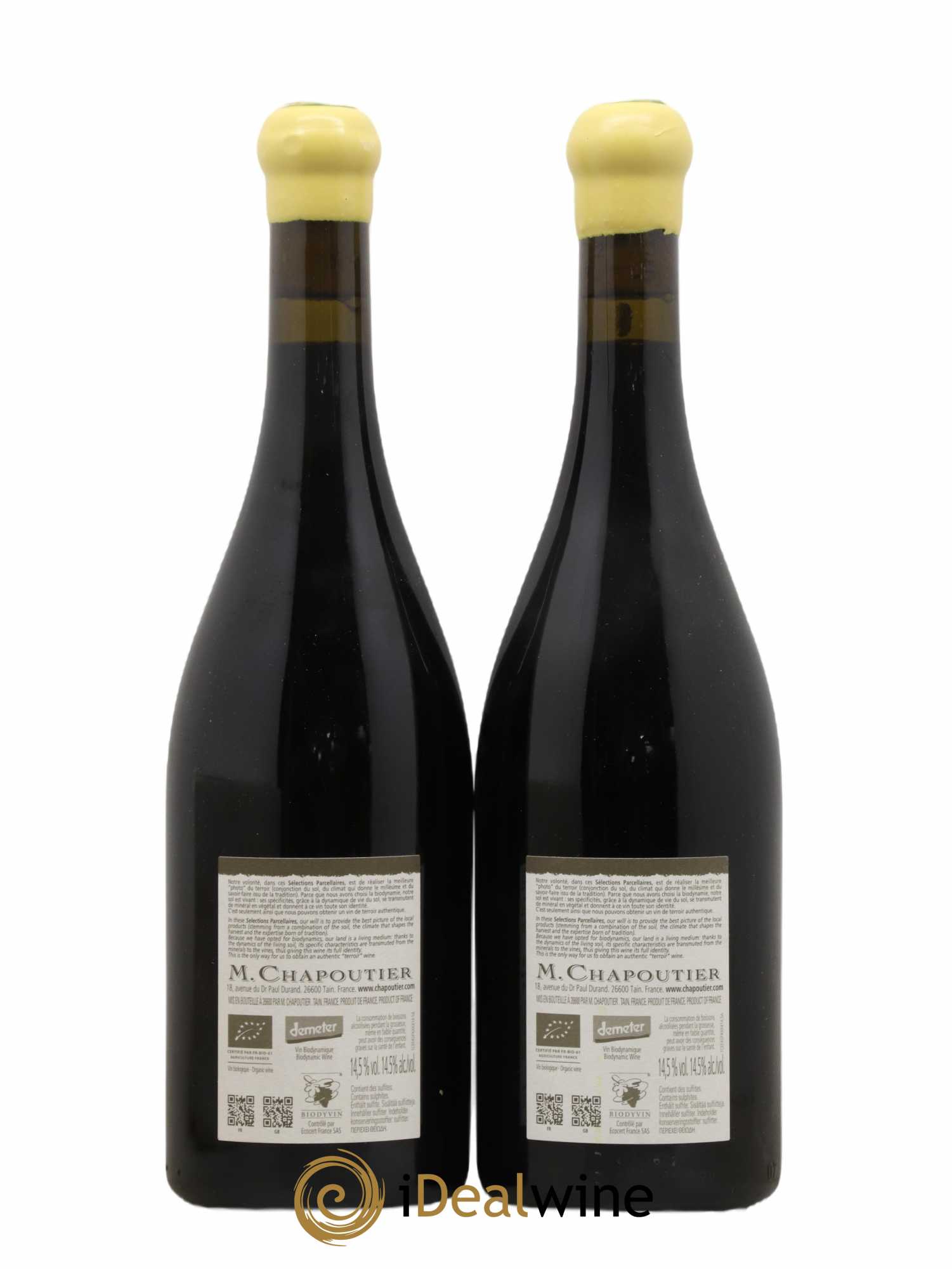 Hermitage Ermitage Le Pavillon Chapoutier 2018 - Lot de 2 bouteilles - 1