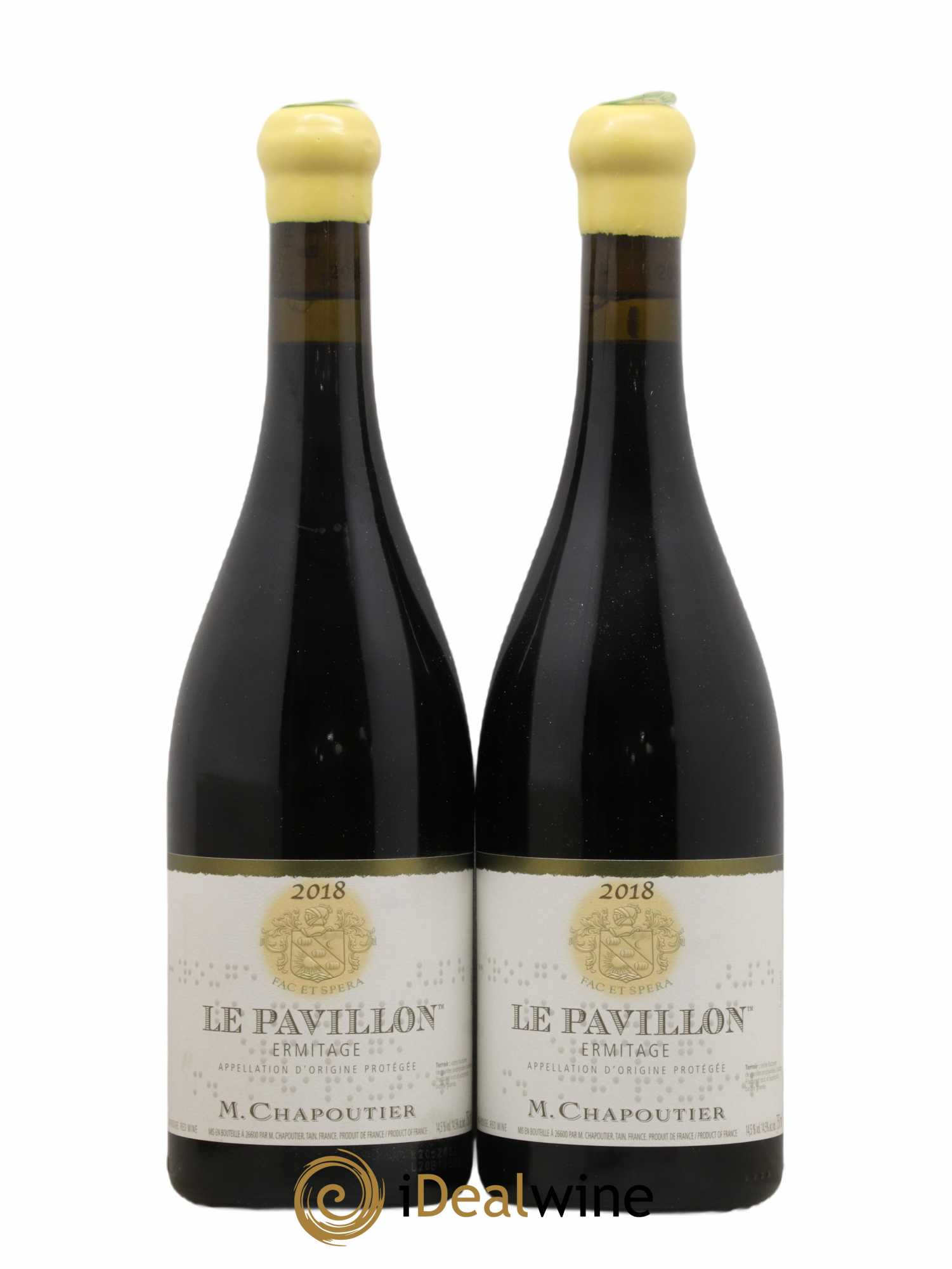 Hermitage Ermitage Le Pavillon Chapoutier 2018 - Lot de 2 bouteilles - 0