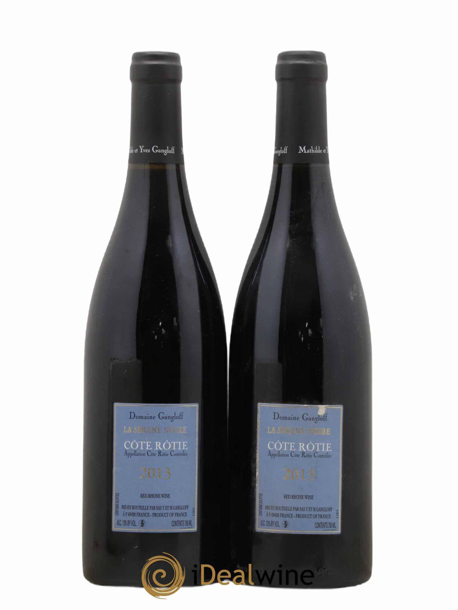 Côte-Rôtie La Sereine Noire Gangloff (Domaine) 2013 - Lot de 2 bouteilles - 1