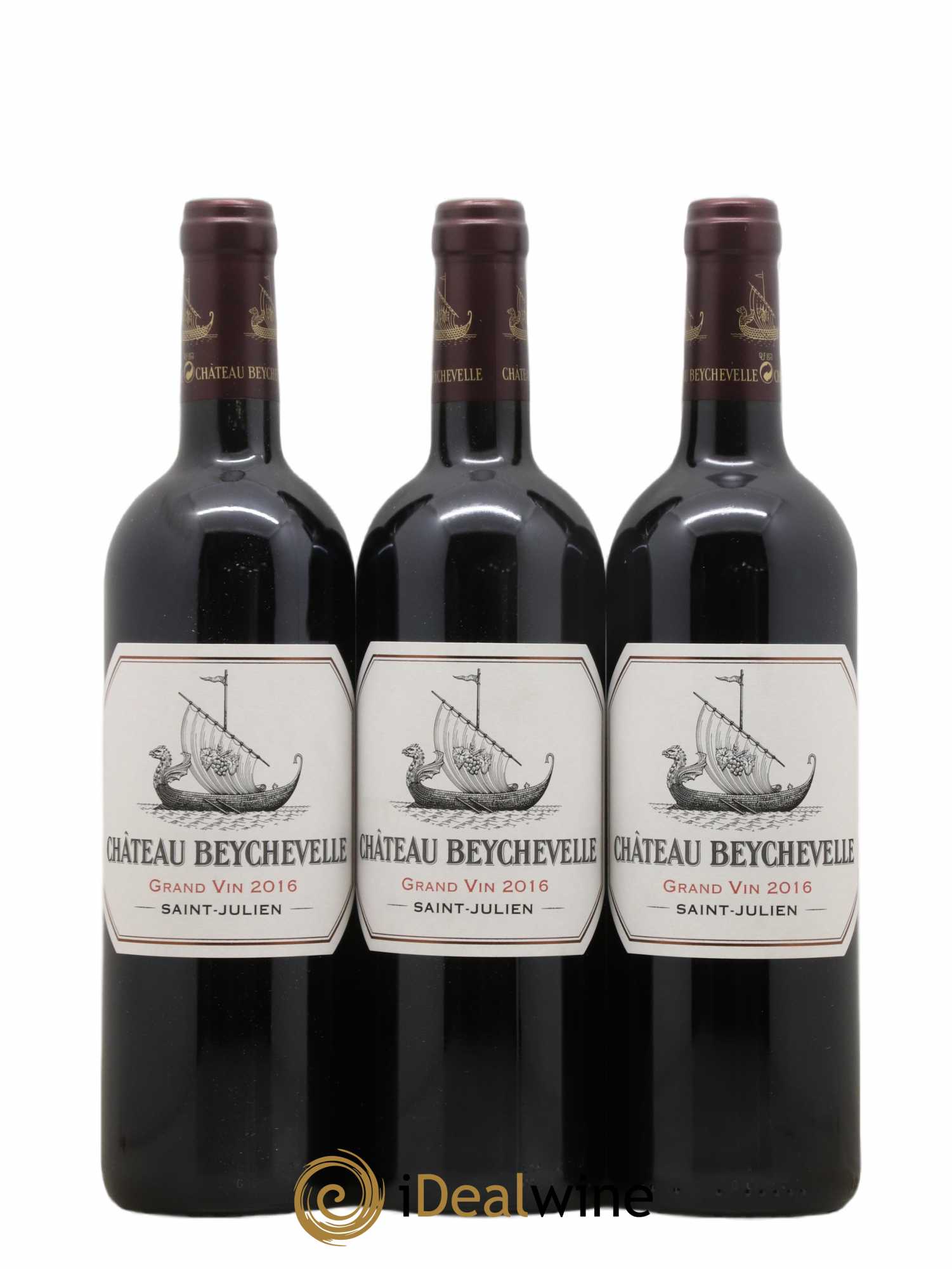 Château Beychevelle 4ème Grand Cru Classé 2016 - Lot de 3 bouteilles - 0