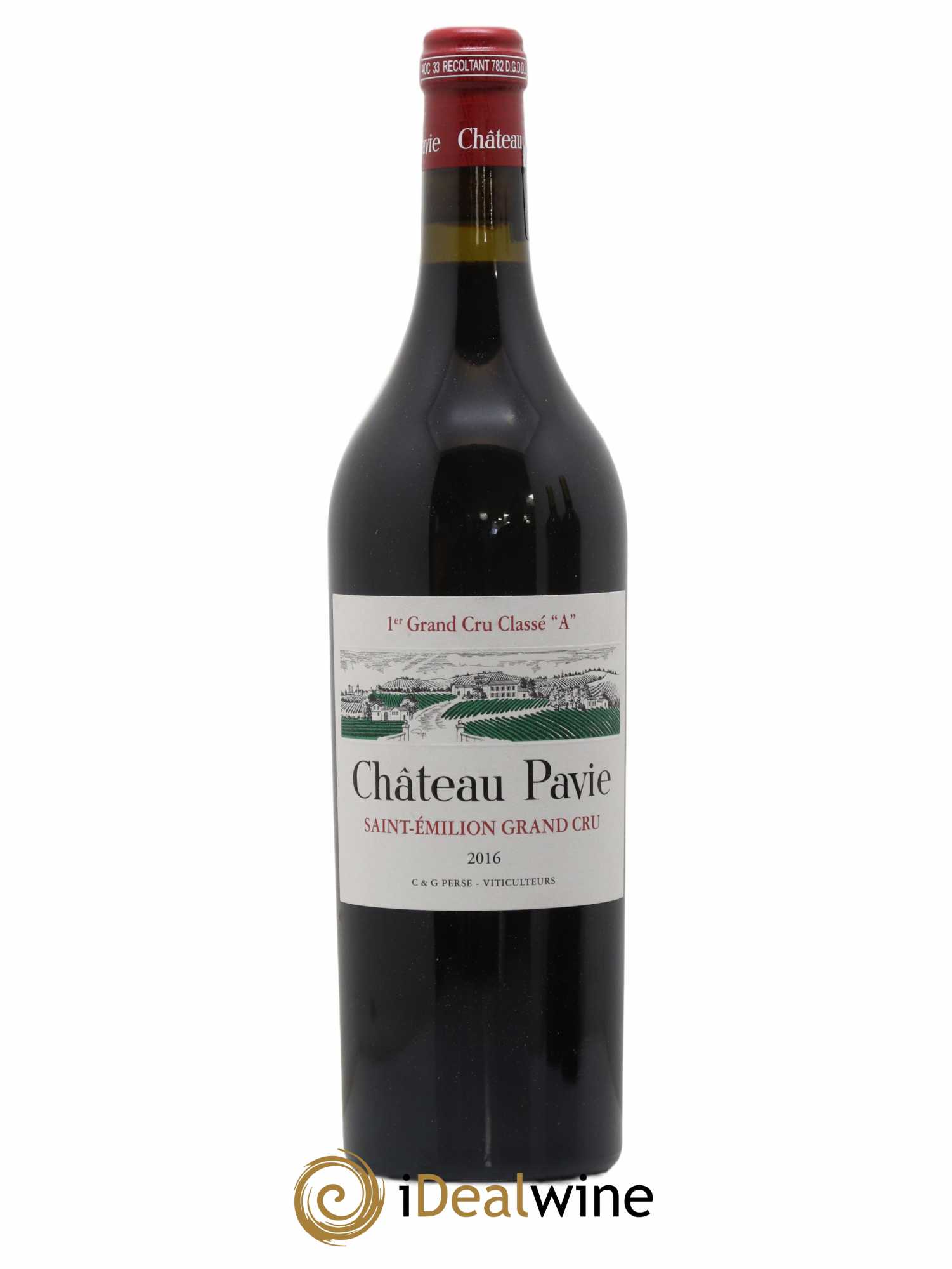 Château Pavie 1er Grand Cru Classé A 2016 - Lot de 1 bouteille - 0