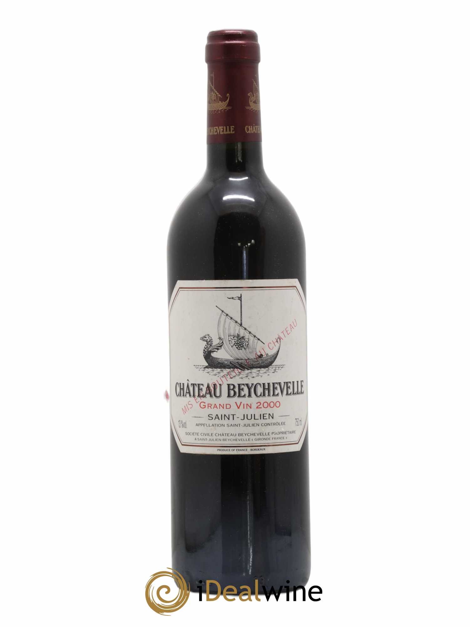 Château Beychevelle 4ème Grand Cru Classé 2000 - Lot de 1 bouteille - 0