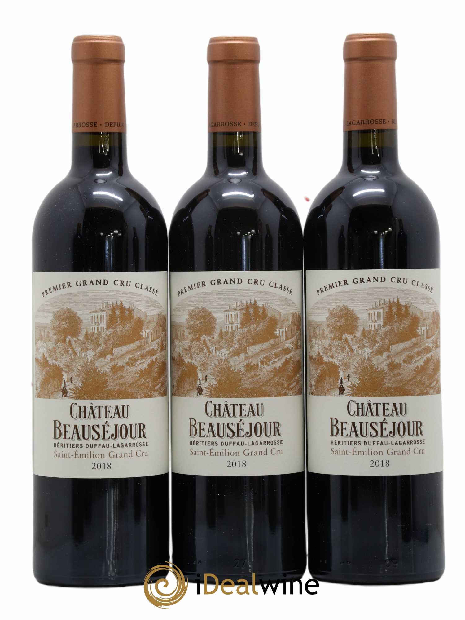 Château Beauséjour (Duffau-Lagarrosse) 1er Grand Cru Classé B 2018 - Lot de 6 bouteilles - 2