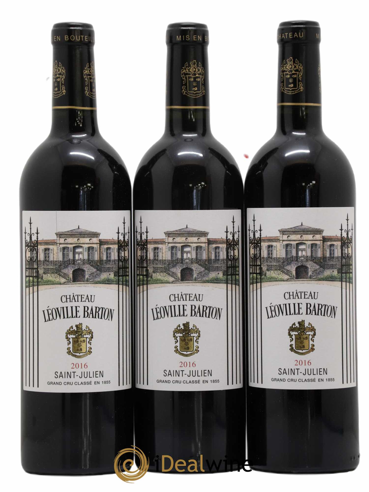 Château Léoville Barton 2ème Grand Cru Classé 2016 - Lot de 3 bouteilles - 0