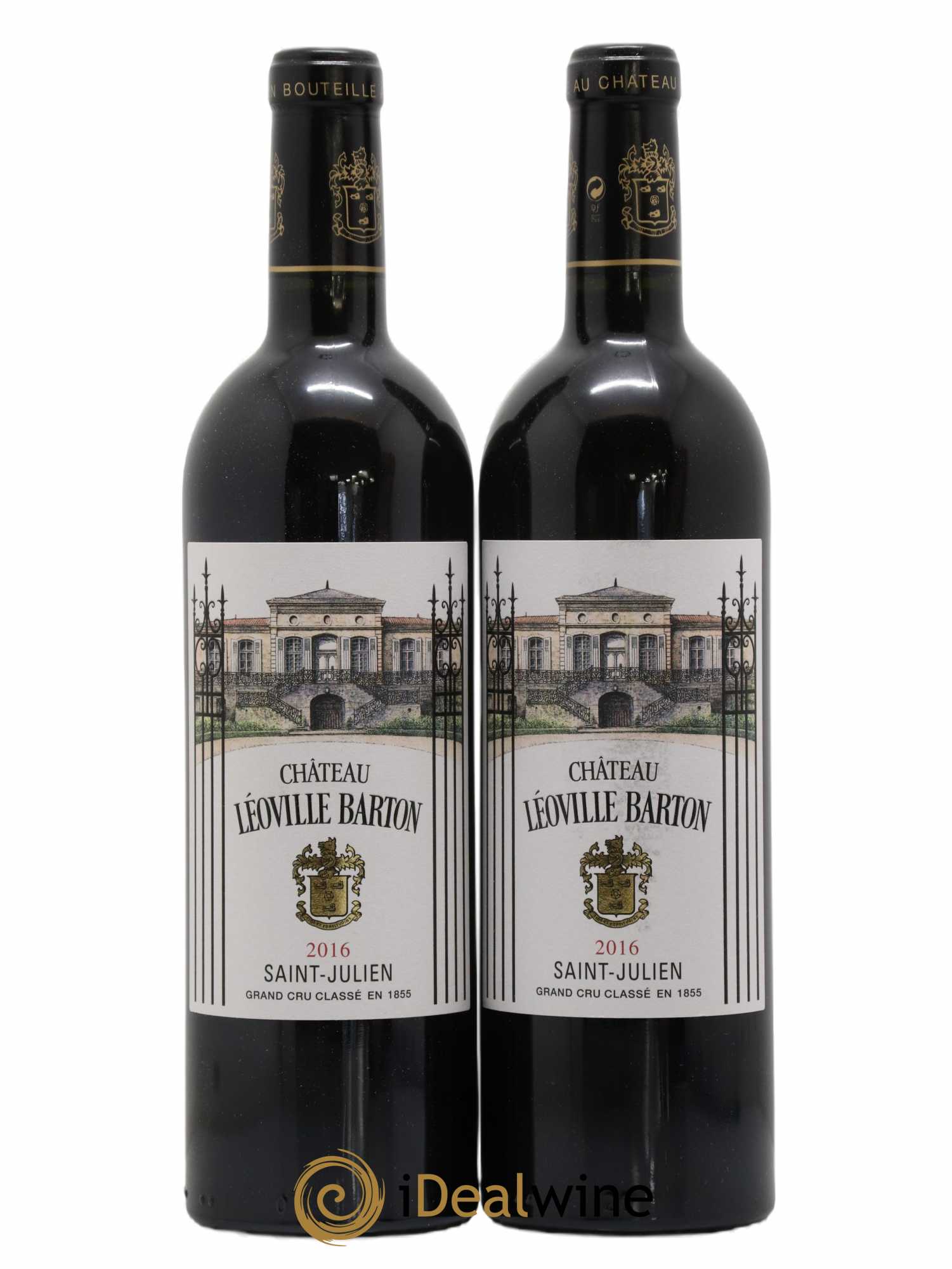 Château Léoville Barton 2ème Grand Cru Classé 2016 - Lot de 2 bouteilles - 0