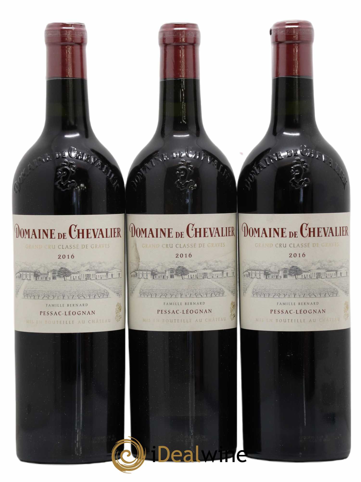 Domaine de Chevalier Cru Classé de Graves 2016 - Lot de 3 bouteilles - 0